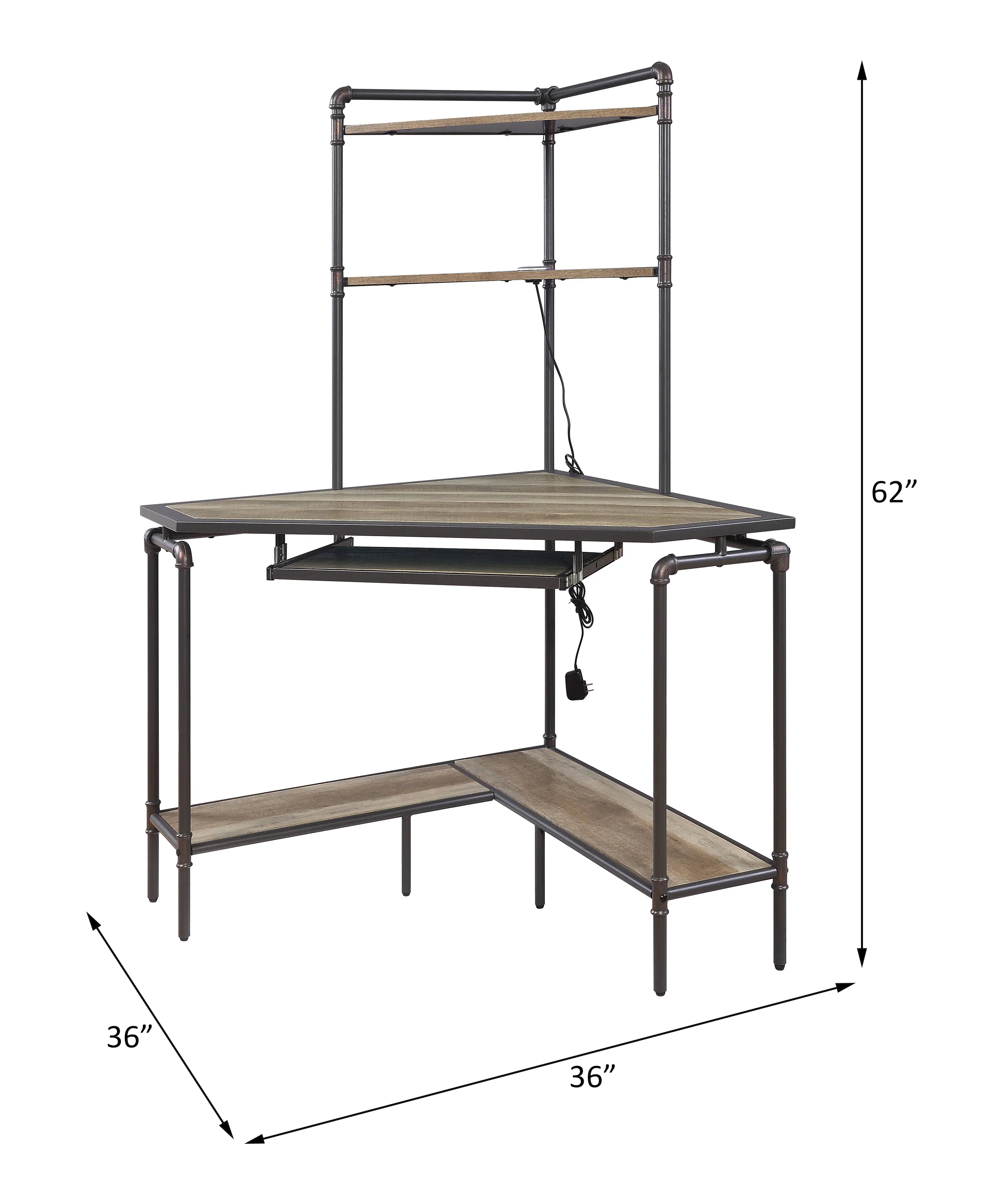 Computer Desk w/USB - Image 5