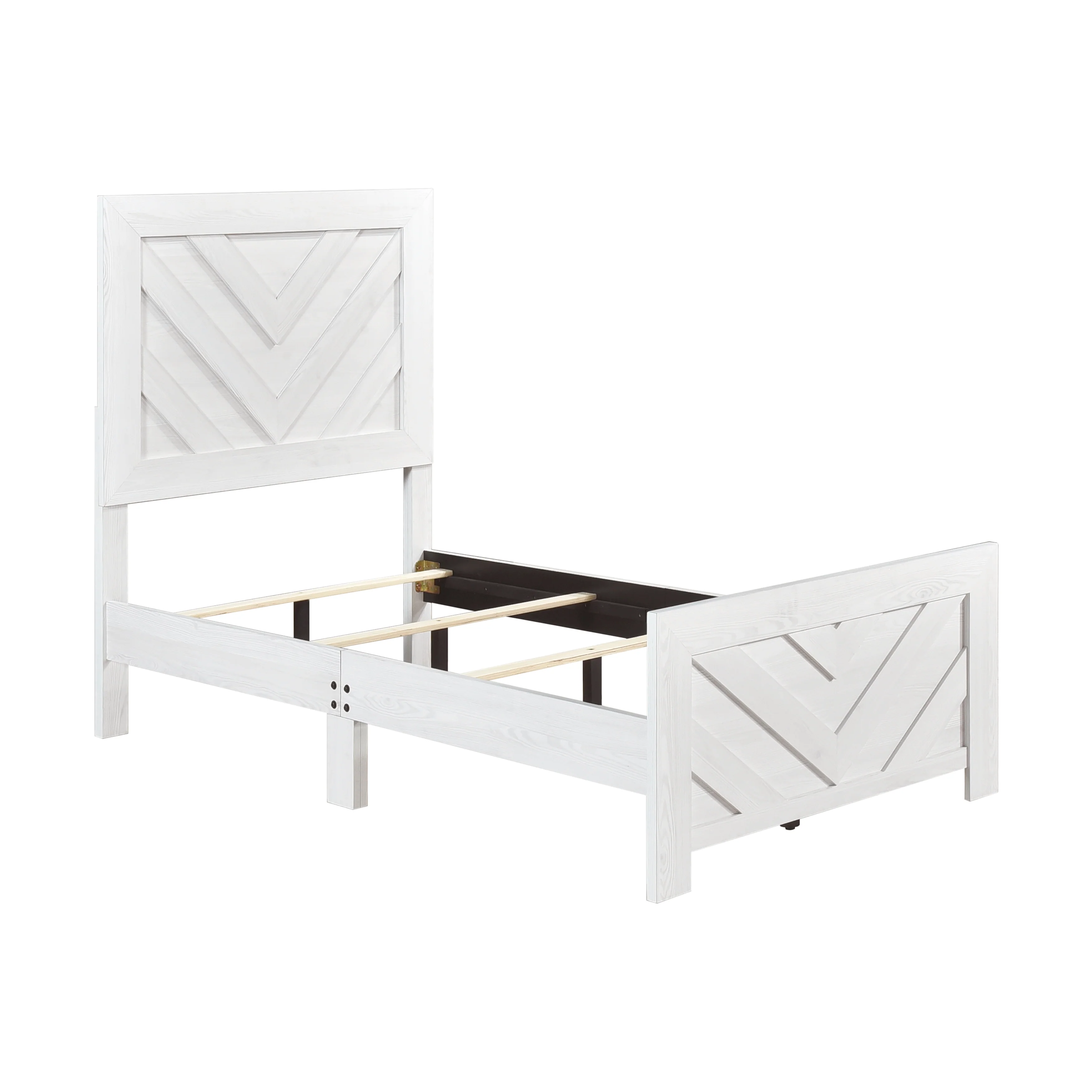 Corbin 4 & 5 Piece Bed Set White - Image 8