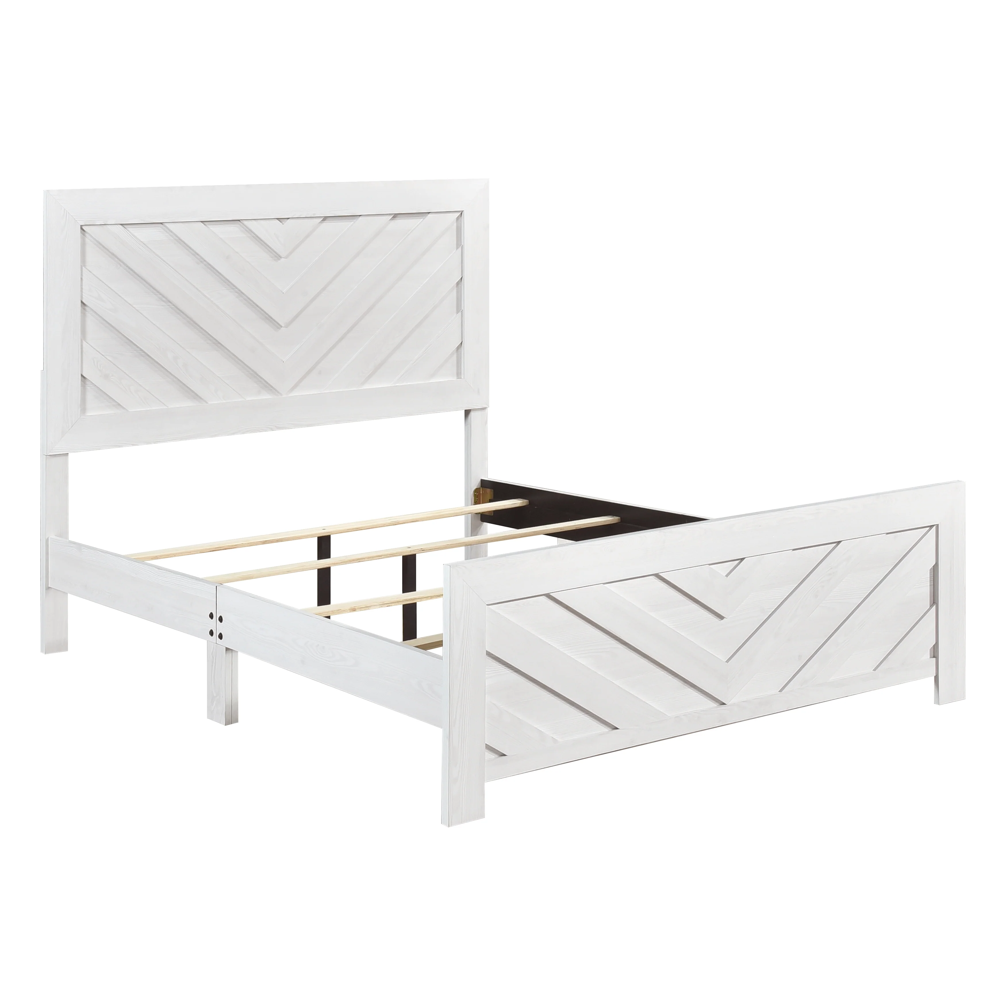Corbin Full Bed White - Image 4