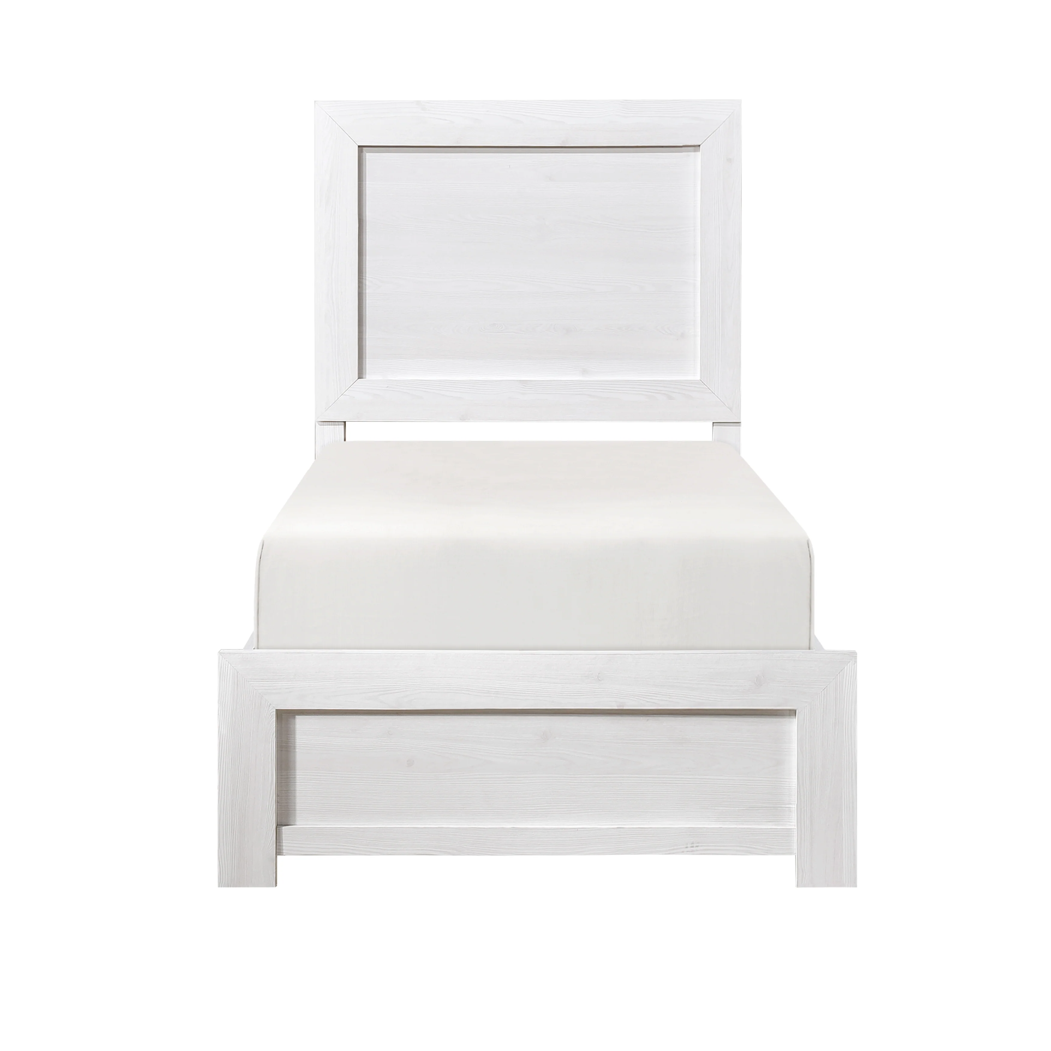 Corbin Queen & Twin Bed Set White - Image 17
