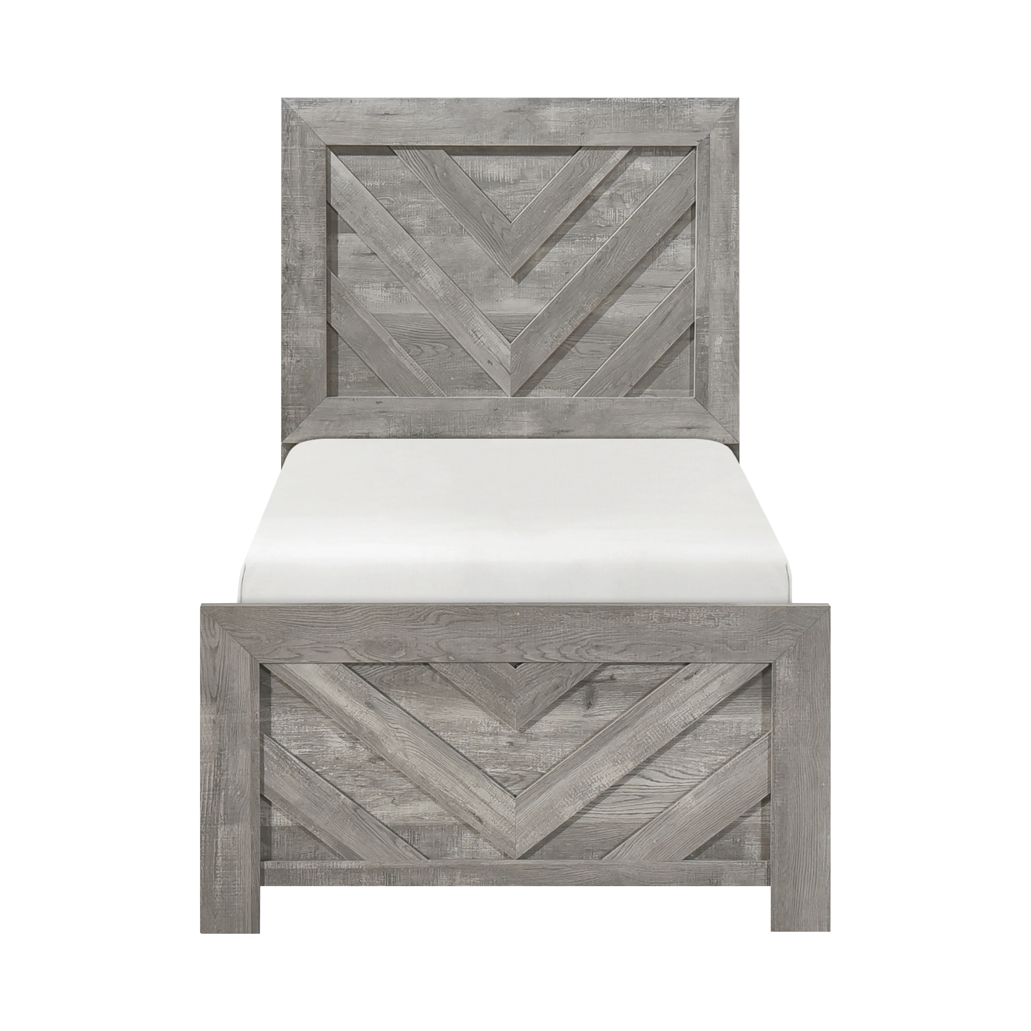 Corbin 4 & 5 PieceTwin Bed Set Gray - Image 5