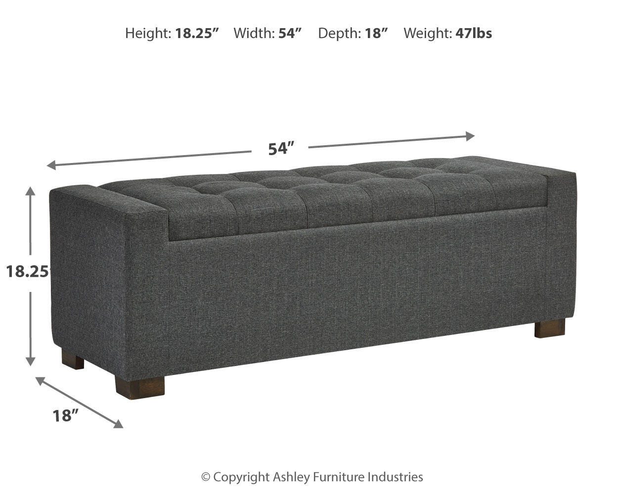 Cortwell Storage Bench - Image 4