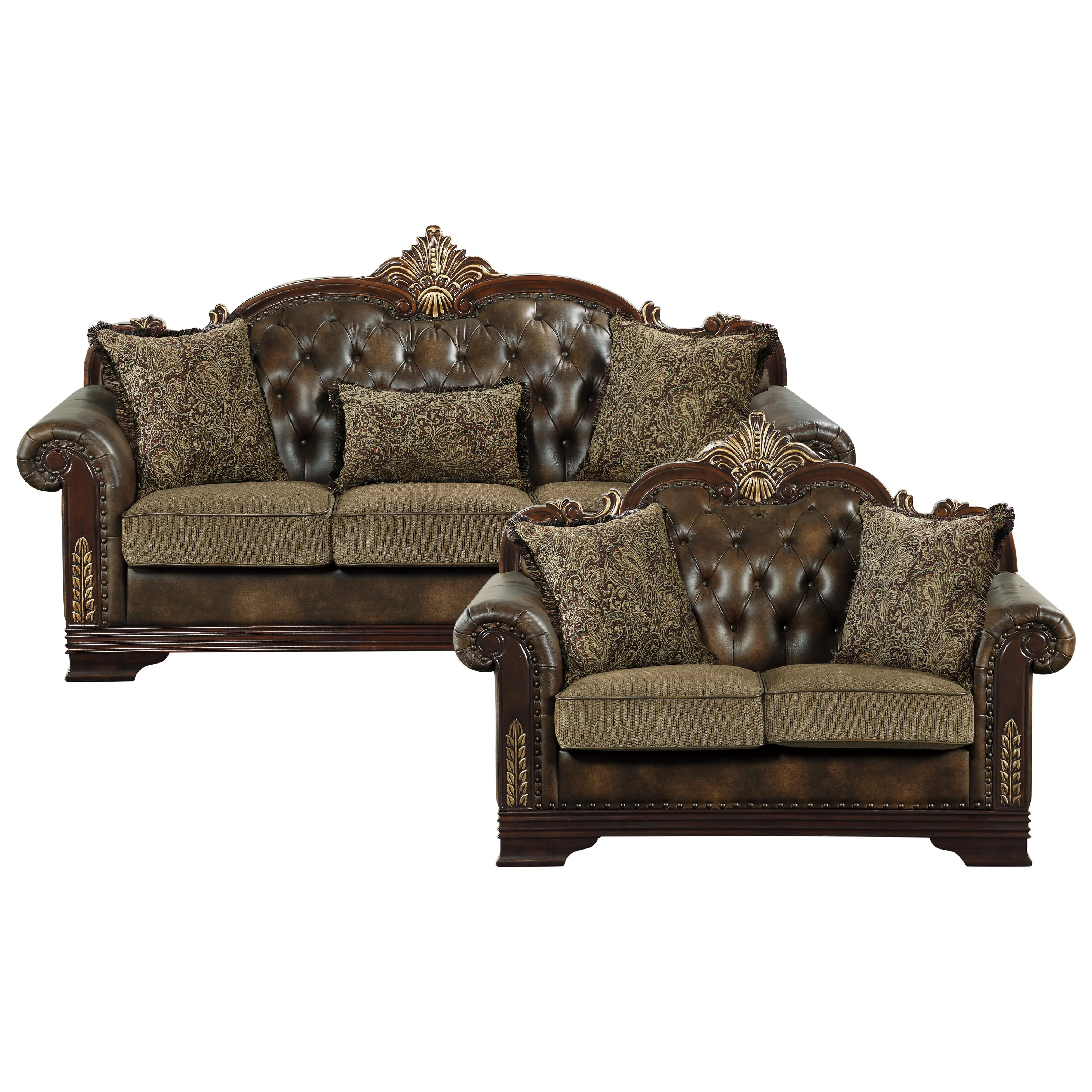 Croydon 2PC SET: Sofa, LOVE