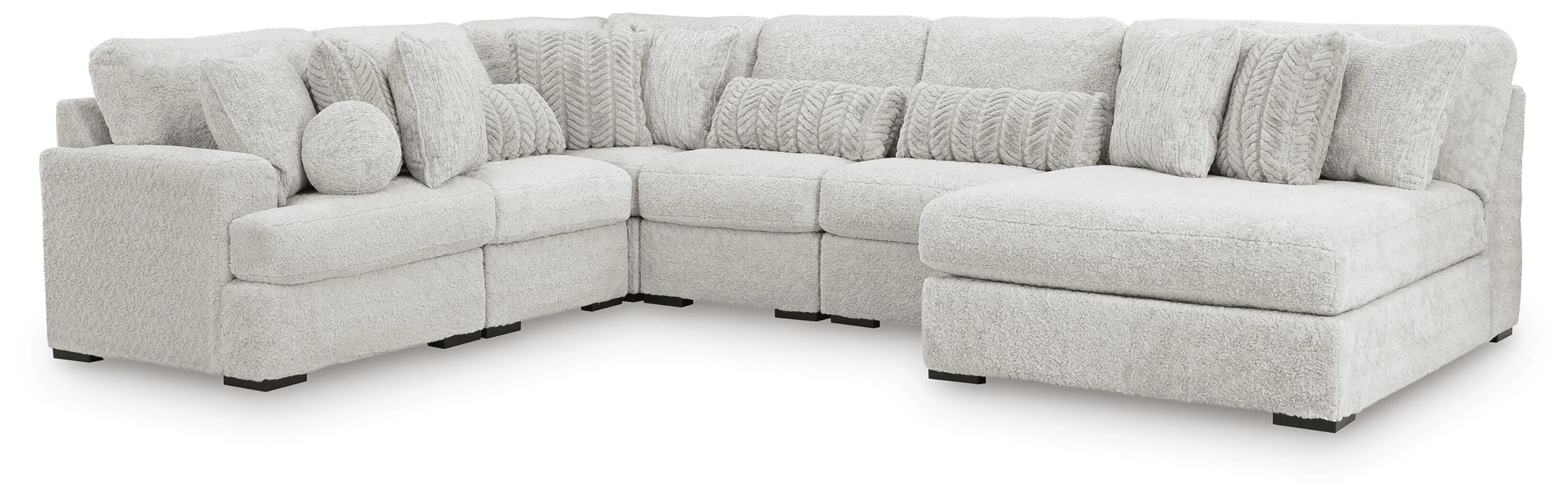 Cuddle Plush Sectional with Chaise - Image 74