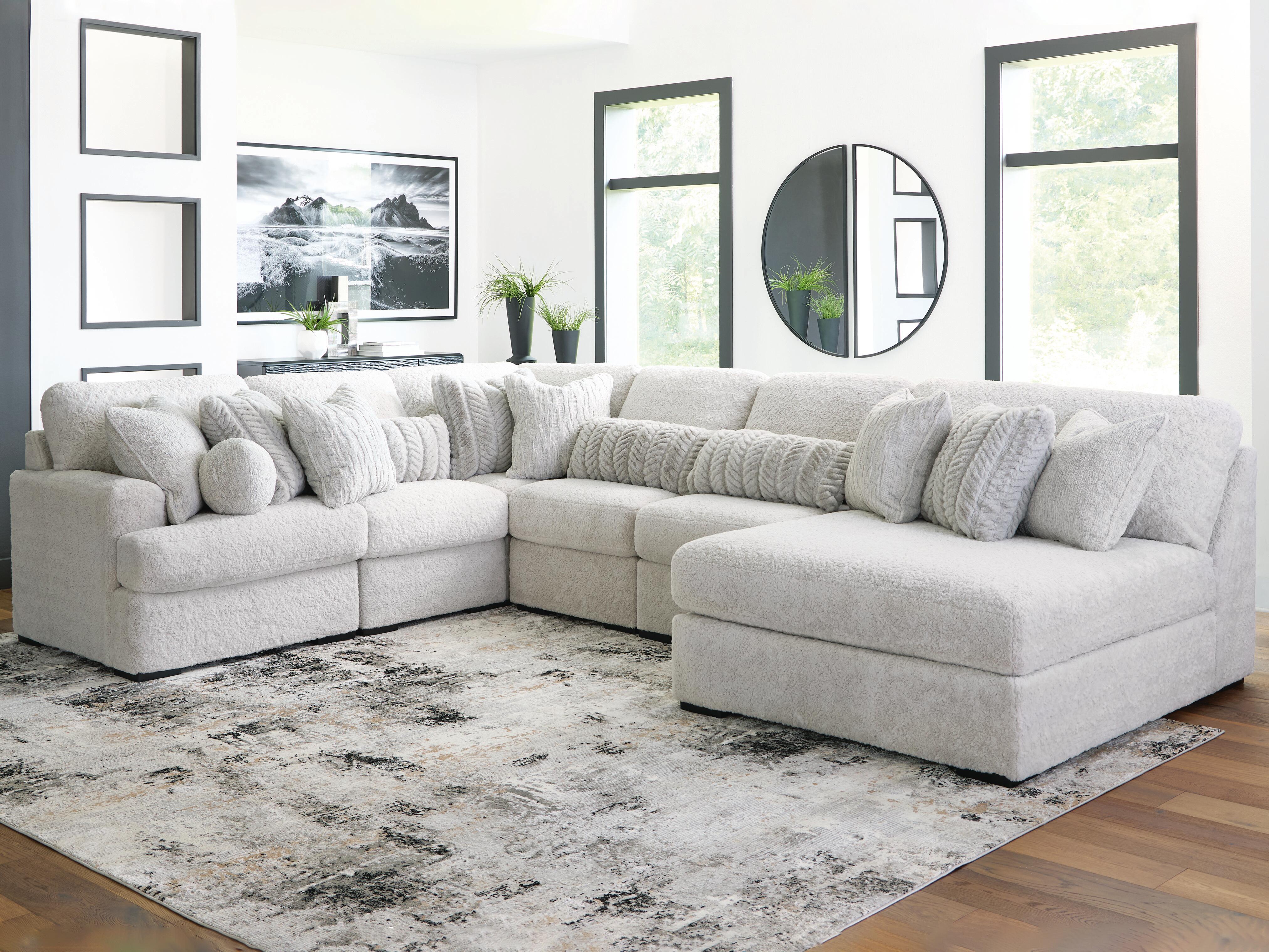 Cuddle Plush Sectional with Chaise - Image 75