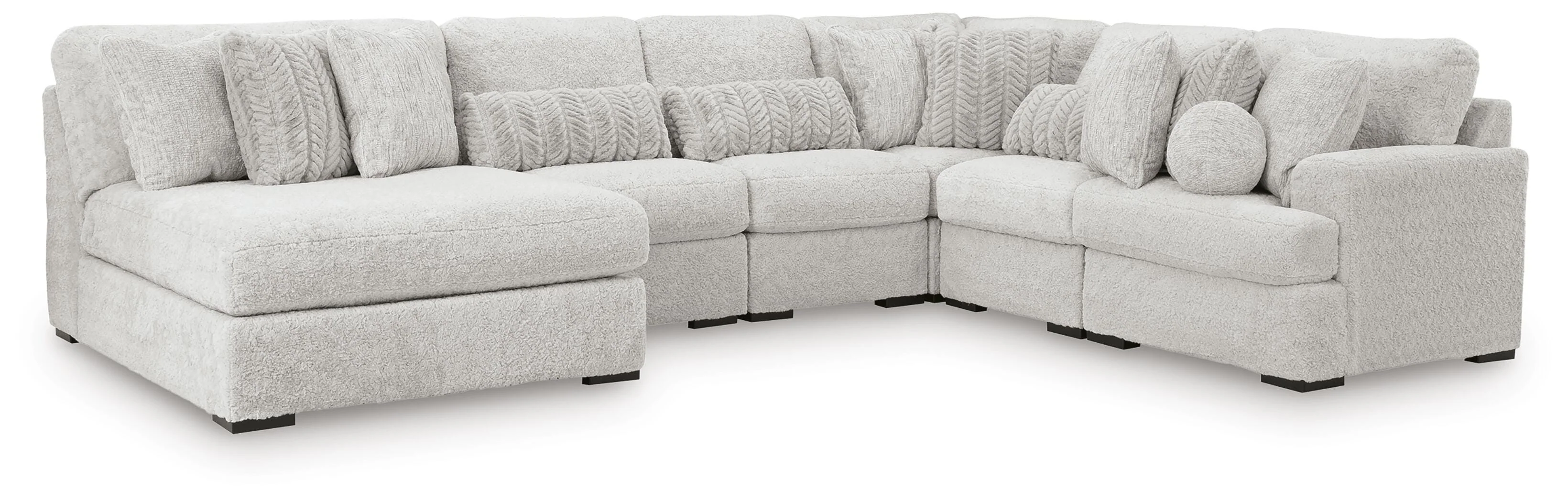 Cuddle Plush Sectional with Chaise - Image 95
