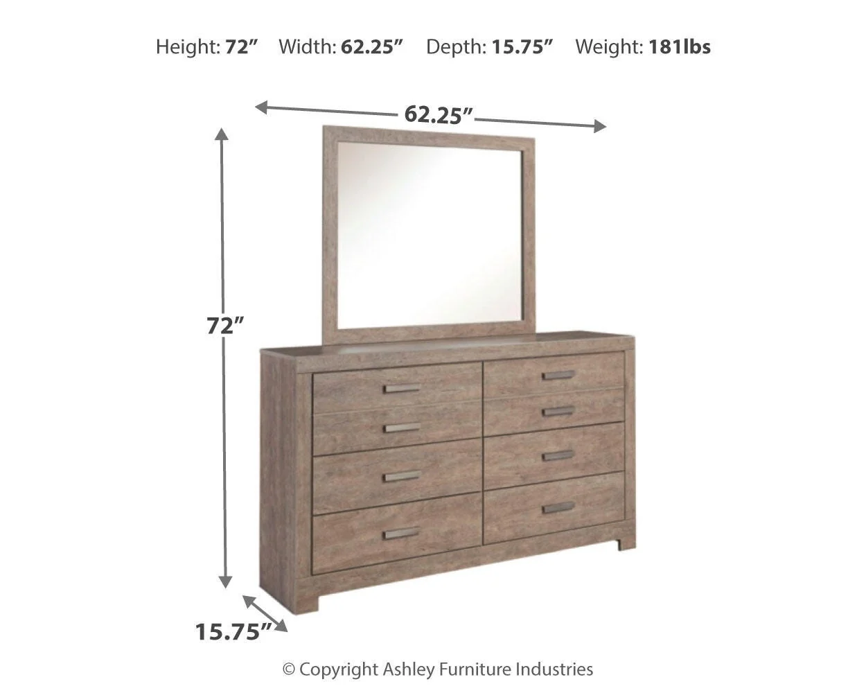 Culverbach Dresser and Mirror - Image 4