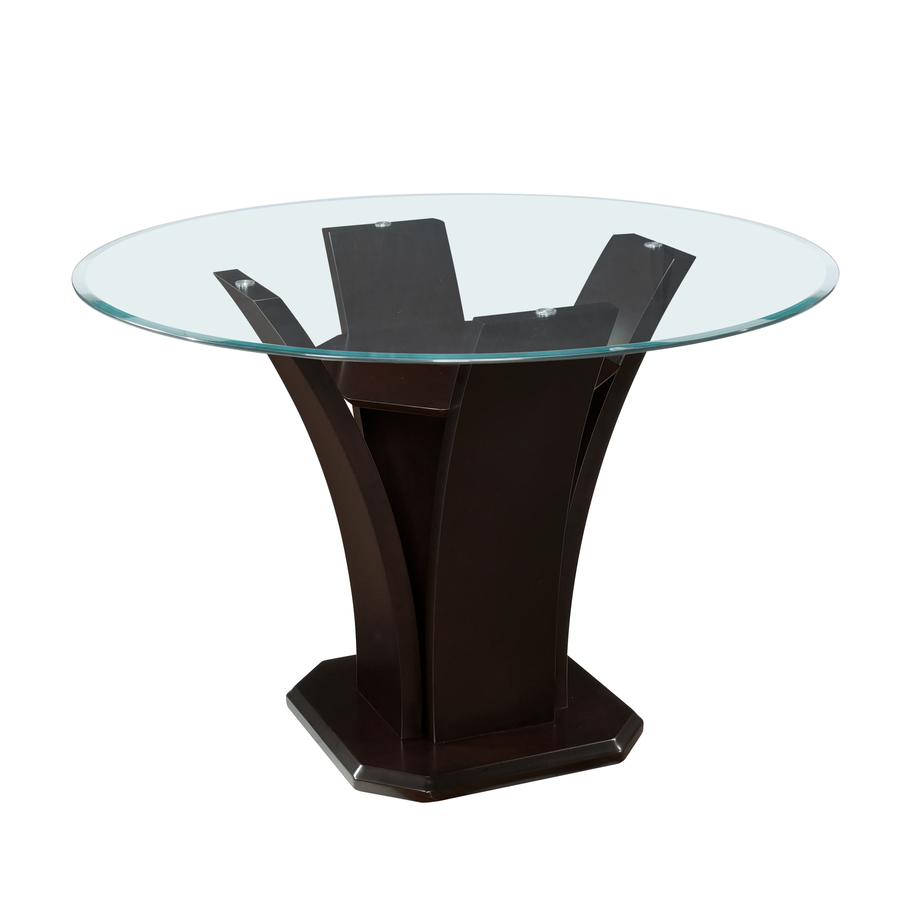 Daisy round Counter Height Table, Glass Top - Image 4