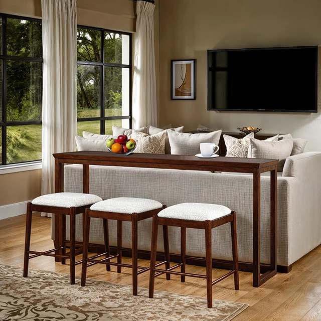 Daventry Sofa Table w/ 3 Counter Ht Stools - Image 2
