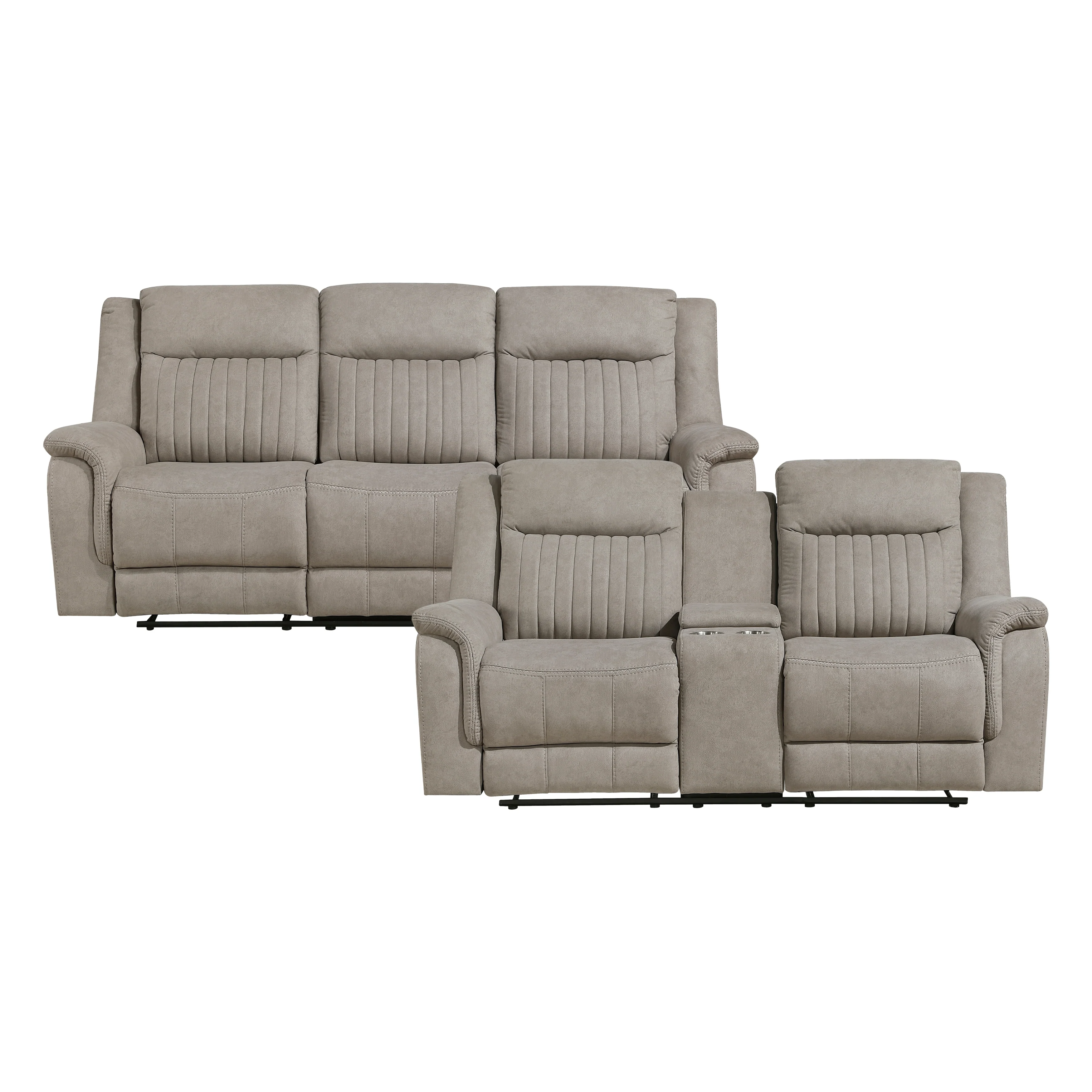 Dean 2pc Set: Sofa, Love - Image 14