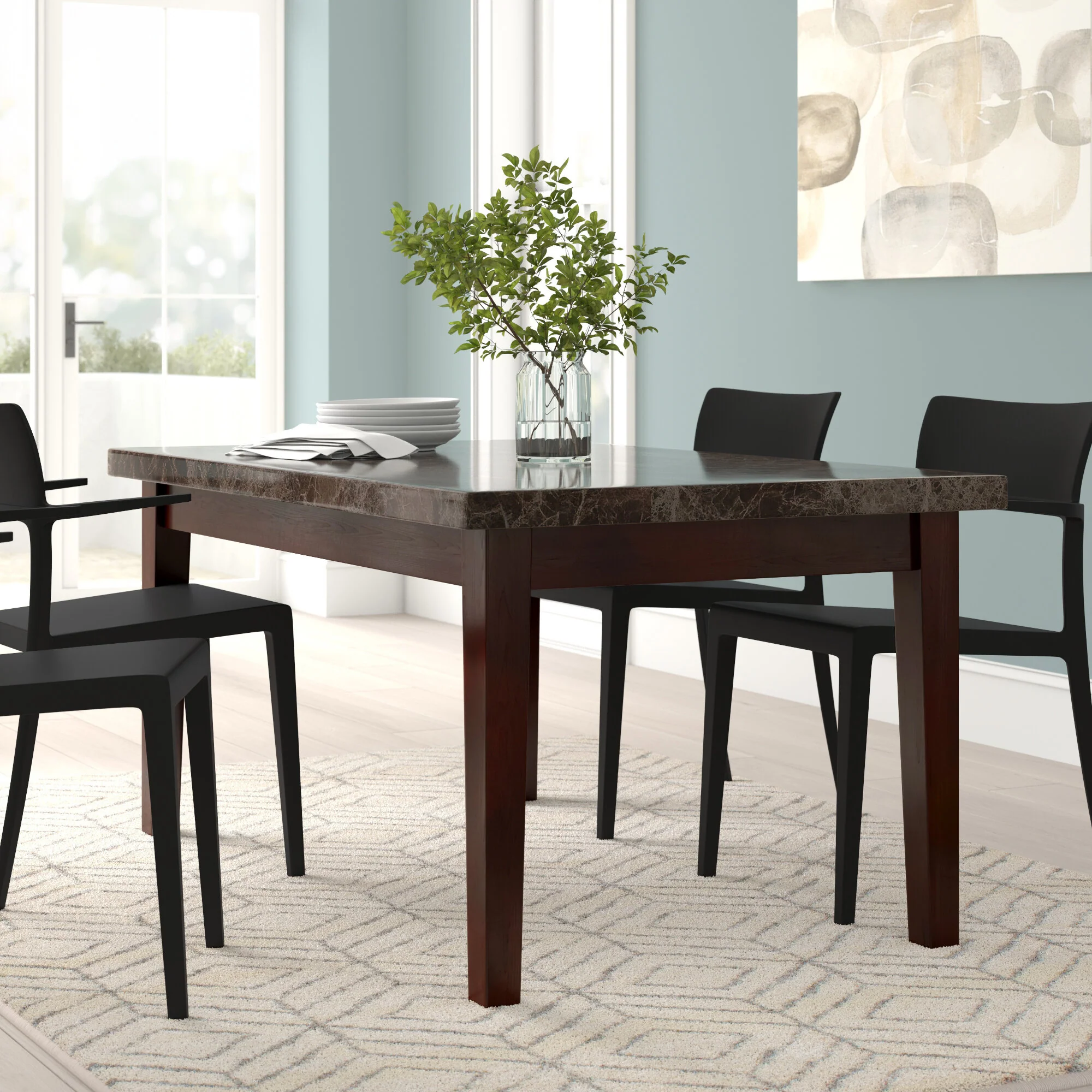 Decatur Dining Table, Marble Top - Image 4