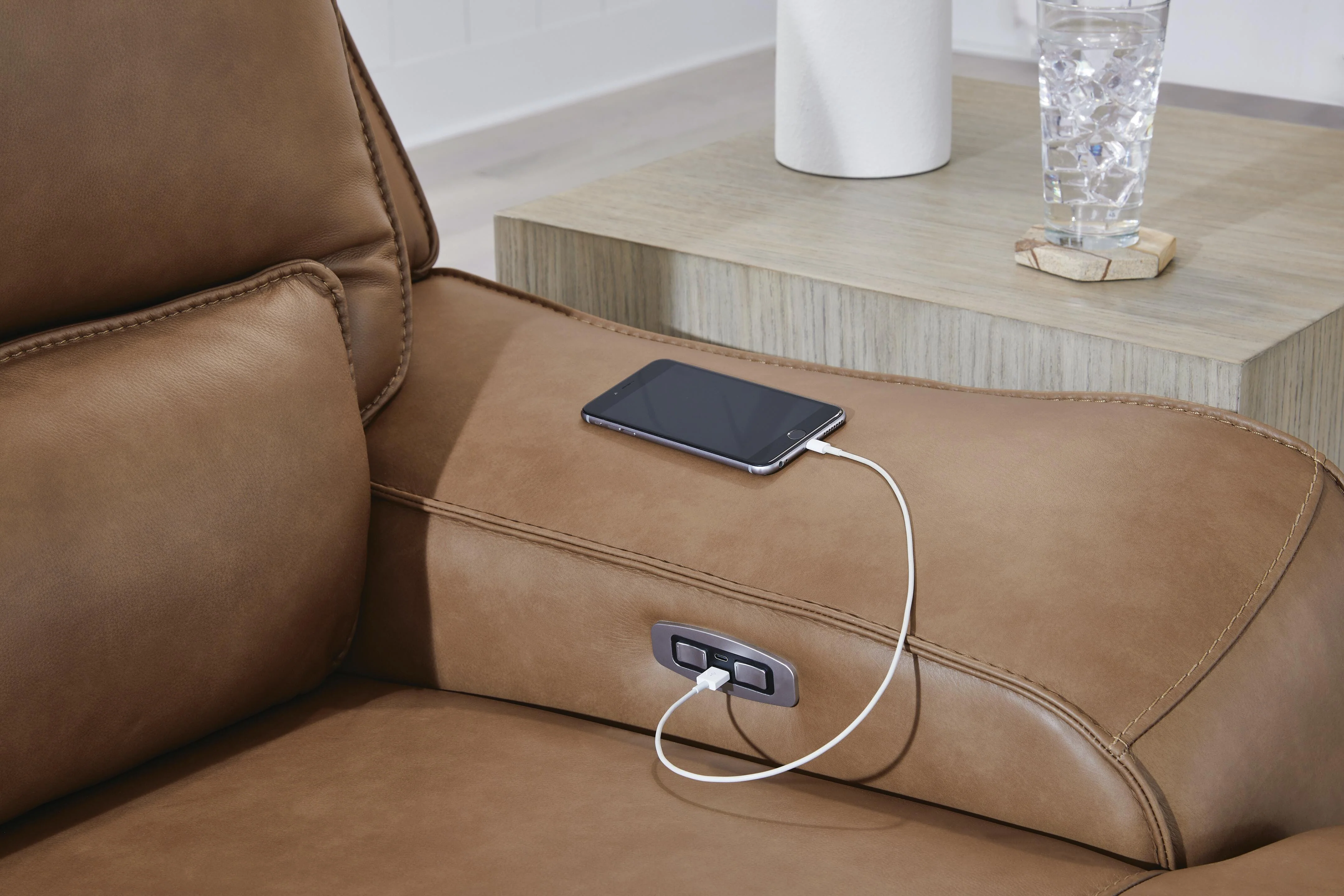 DeepWakes Power Reclining Sectional with Chaise - Image 158