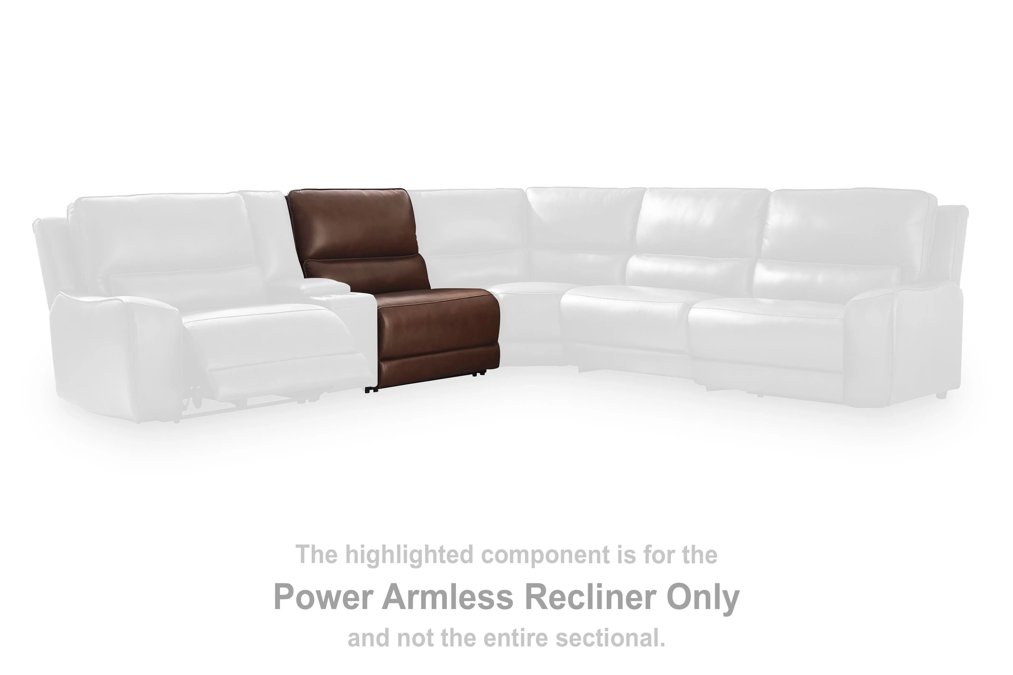 DeepWakes Power Reclining Sectional with Chaise - Image 37