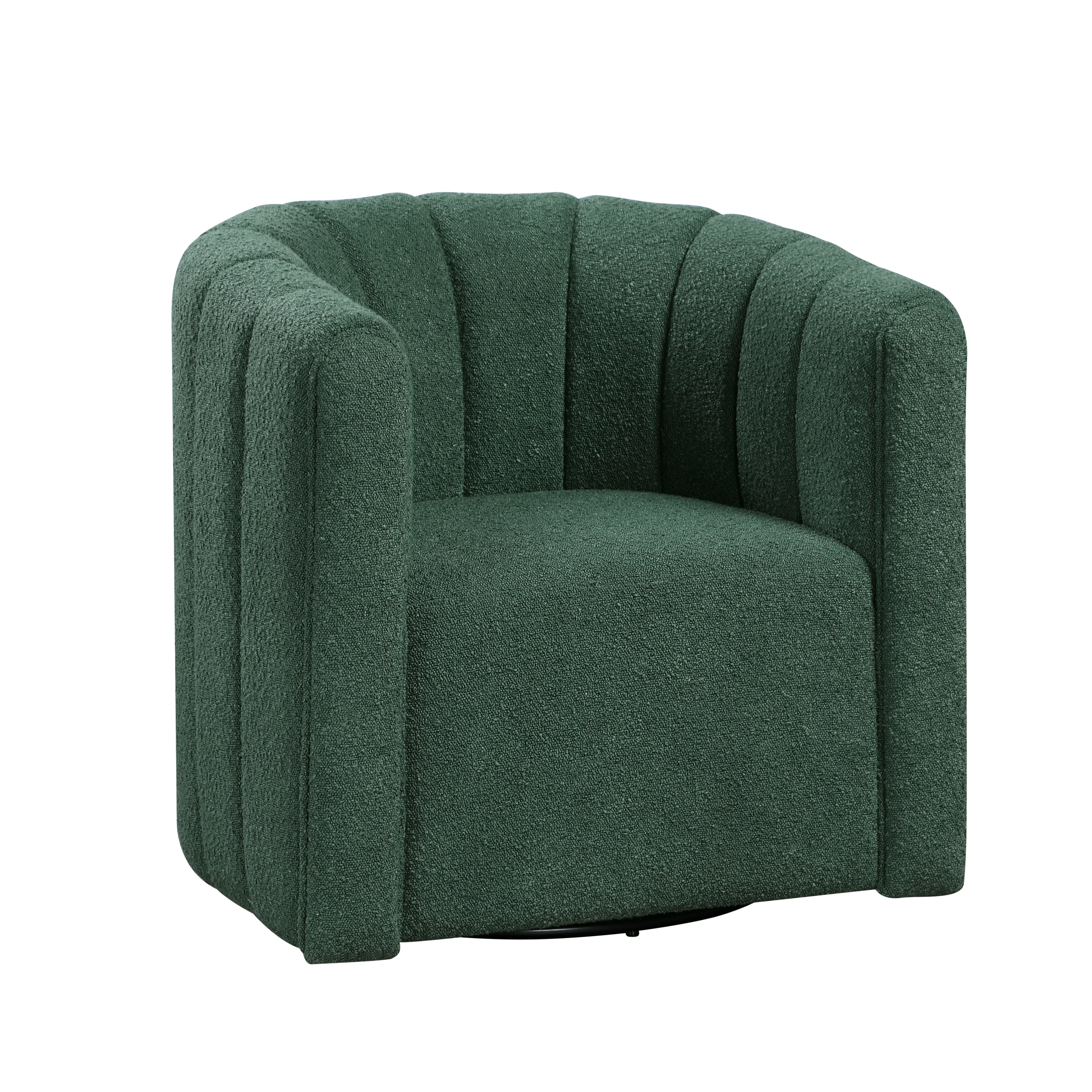 Delaney Swivel Chair Blue, Green, & White - Image 10