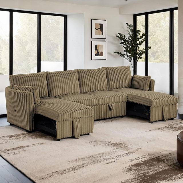 Denholme U-Sectional w/ Pull Out - Image 4