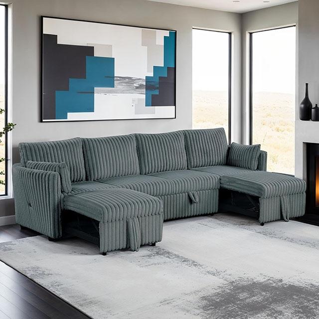 Denholme U-Sectional w/ Pull Out - Image 5