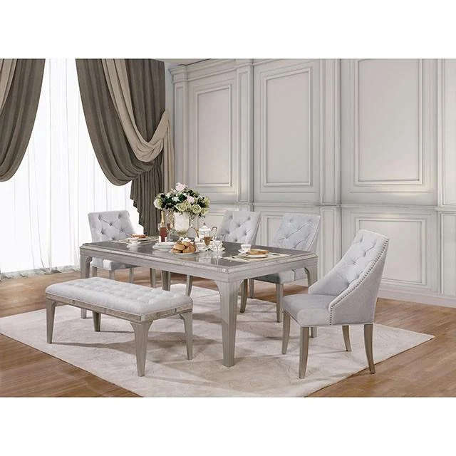 DIOCLES Silver/Gray Dining Table - Image 2