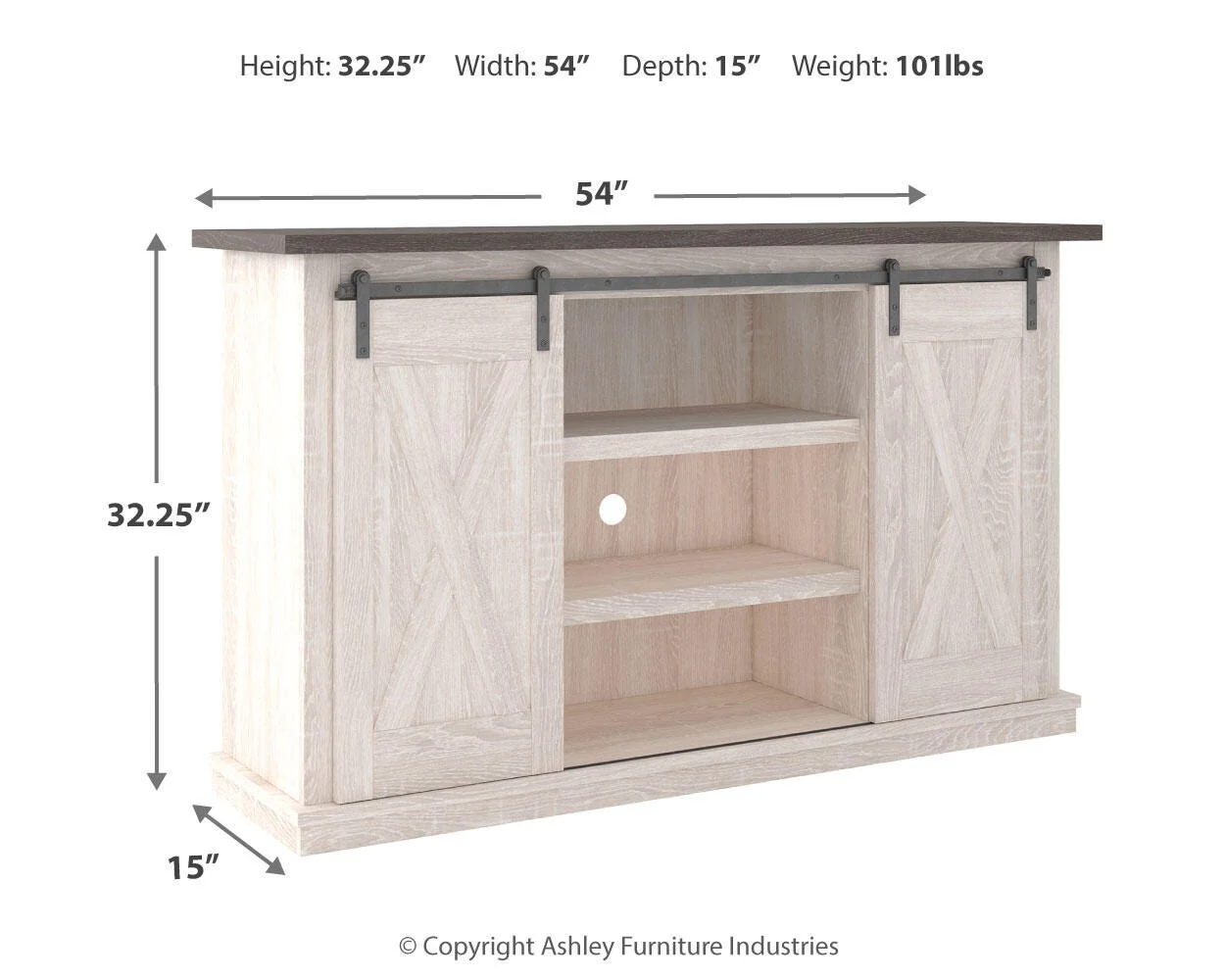 Dorrinson 54" TV Stand - Image 3