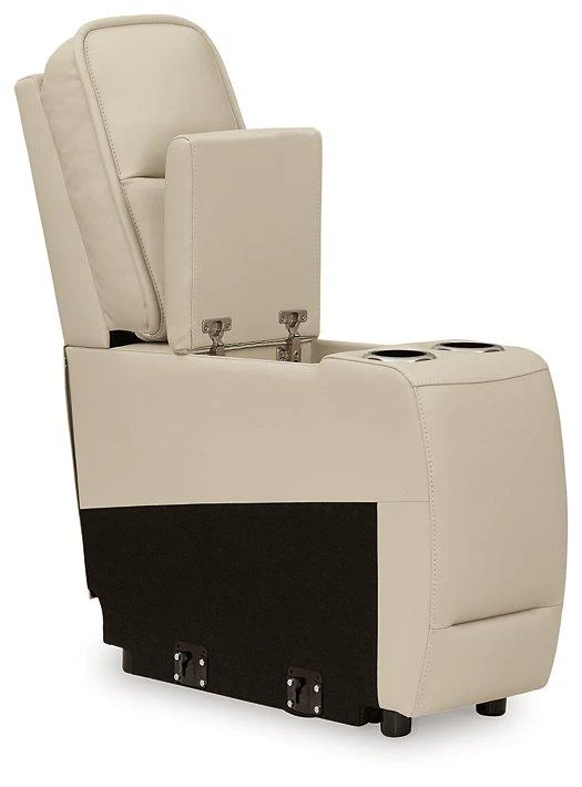 Double Deal Power Reclining Loveseat Sectional with Console - Image 6