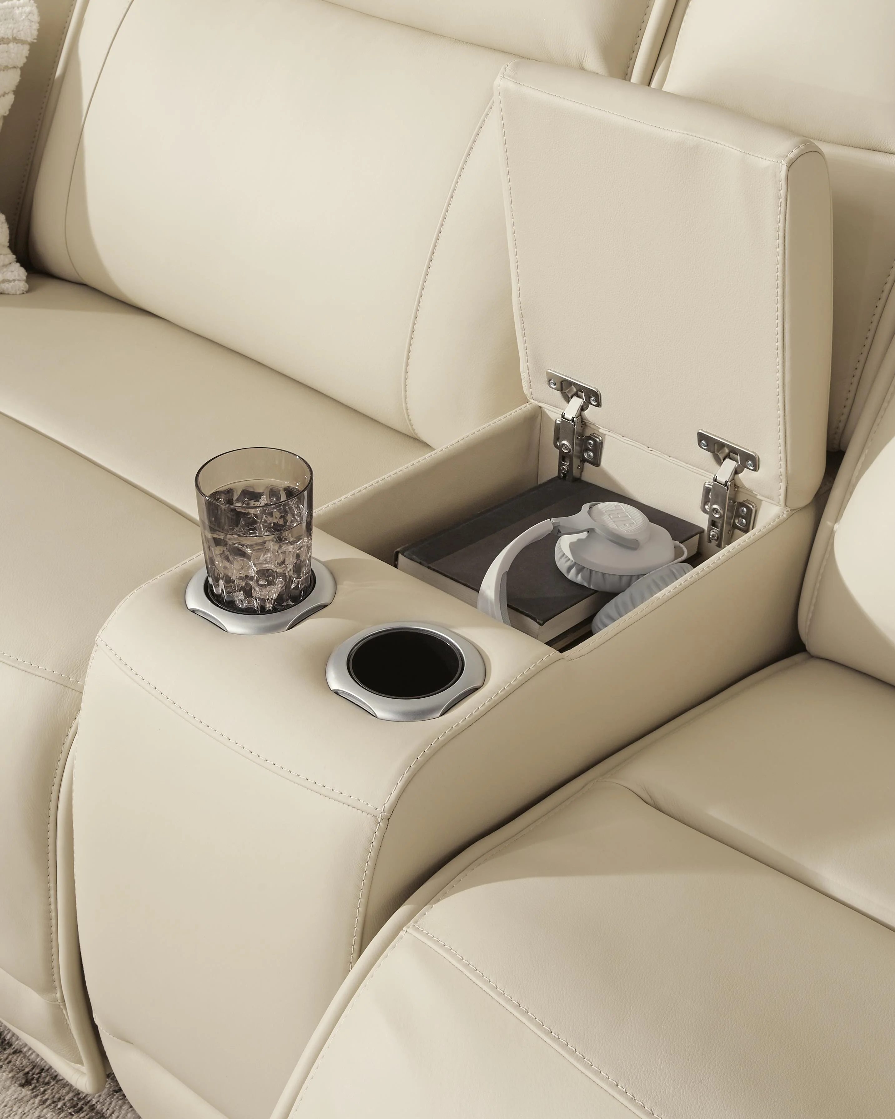 Double Deal Reclining Sectional with Console - Image 18