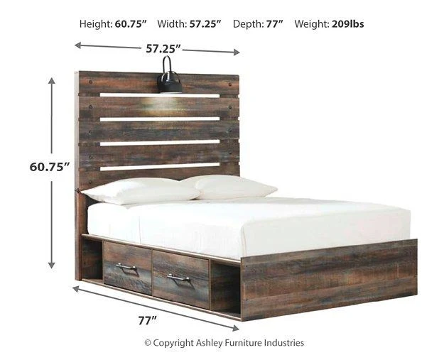 Drystan Bed with 2 Storage Drawers - Image 29