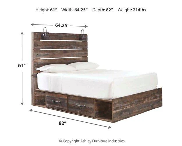 Drystan Bed with 2 Storage Drawers - Image 43