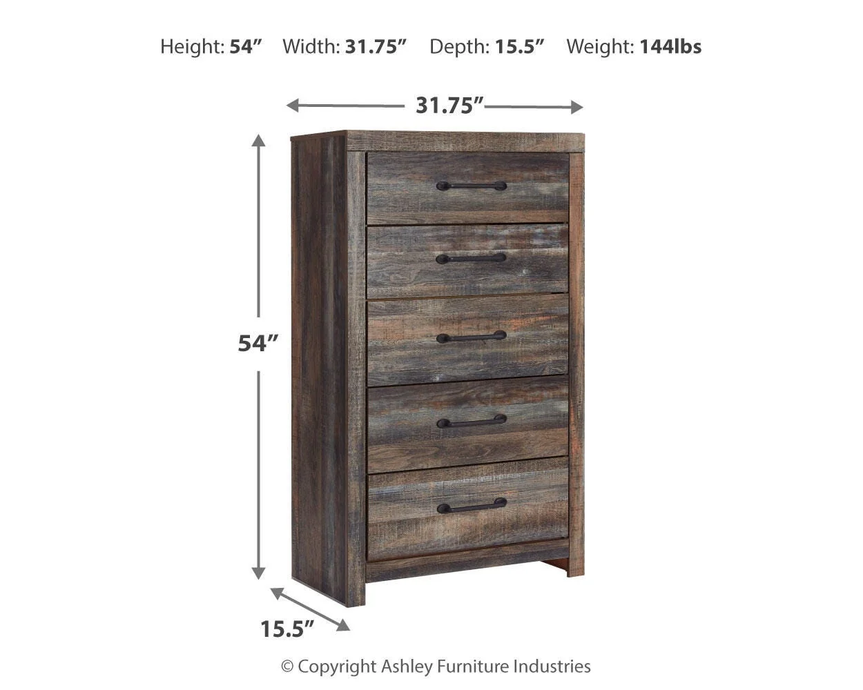 Drystan Chest of Drawers - Image 6