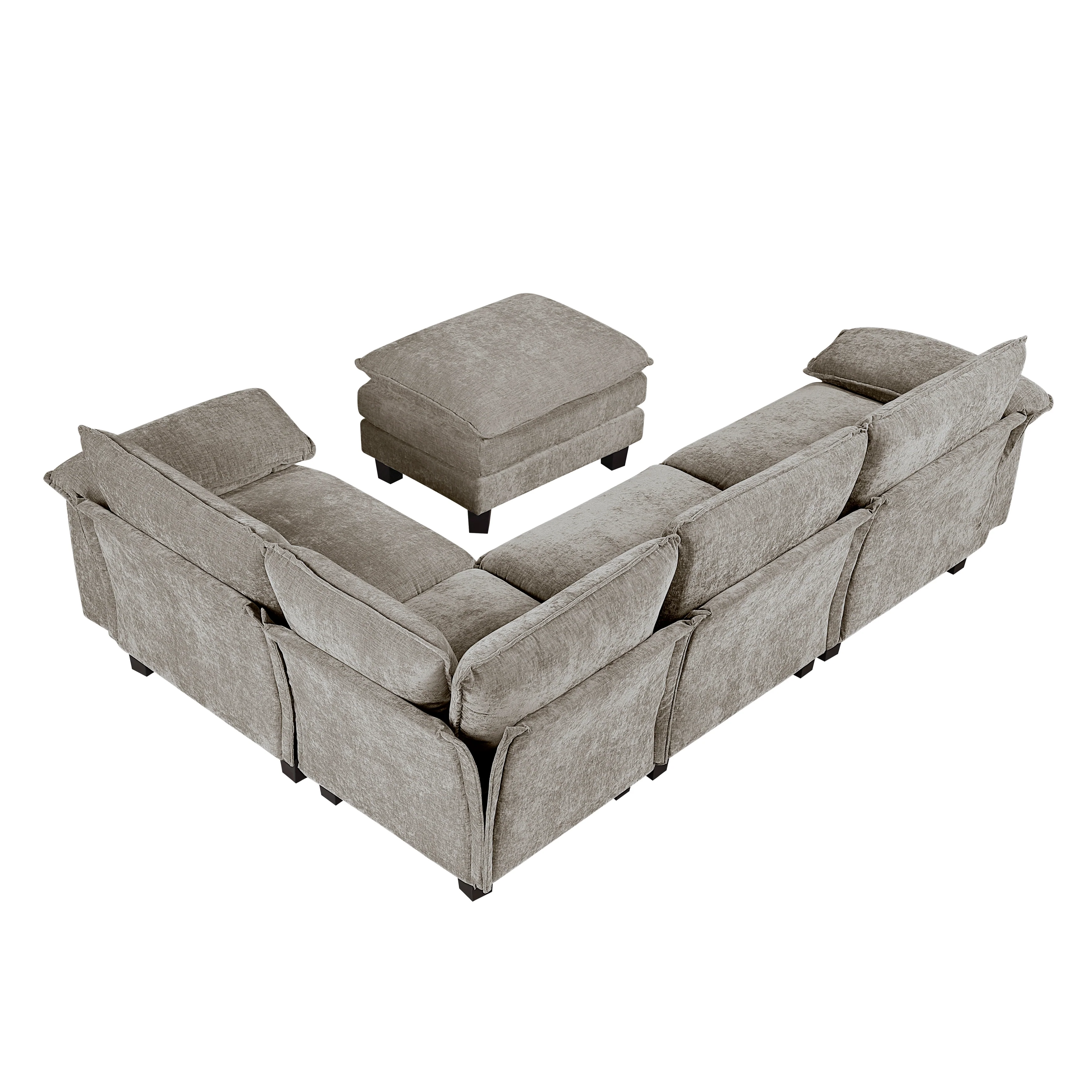 Dublin 5-piece Modular Sectional With Ottoman - Image 11
