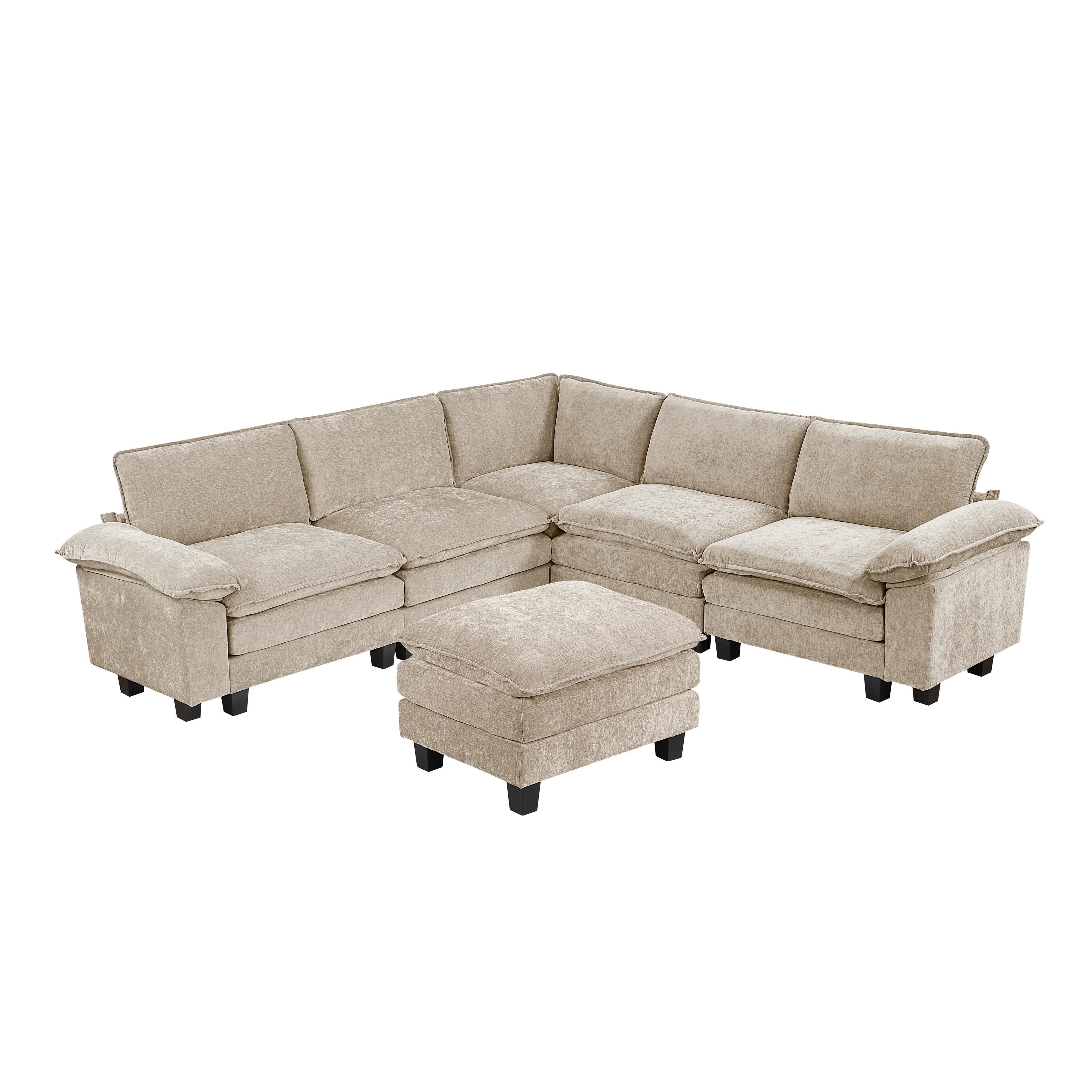 Dublin 6-piece Modular Sectional With Ottoman - Image 10