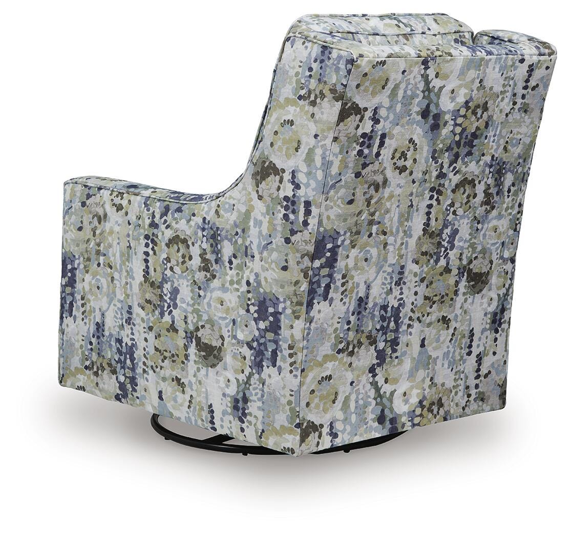 Dustinford Swivel Glider Accent Chair - Image 4