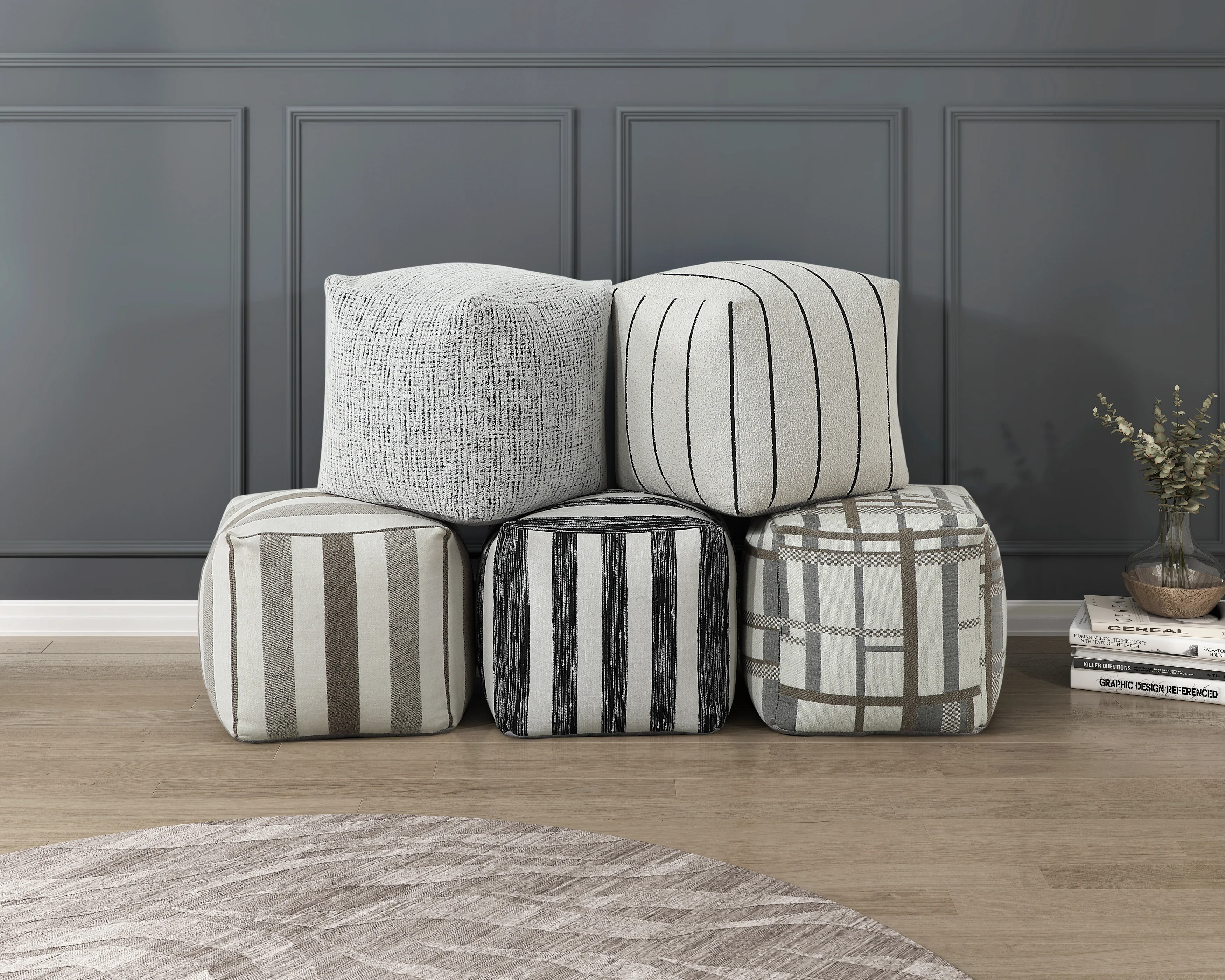 Easley Pouf (no Wooden Frame) - Image 17