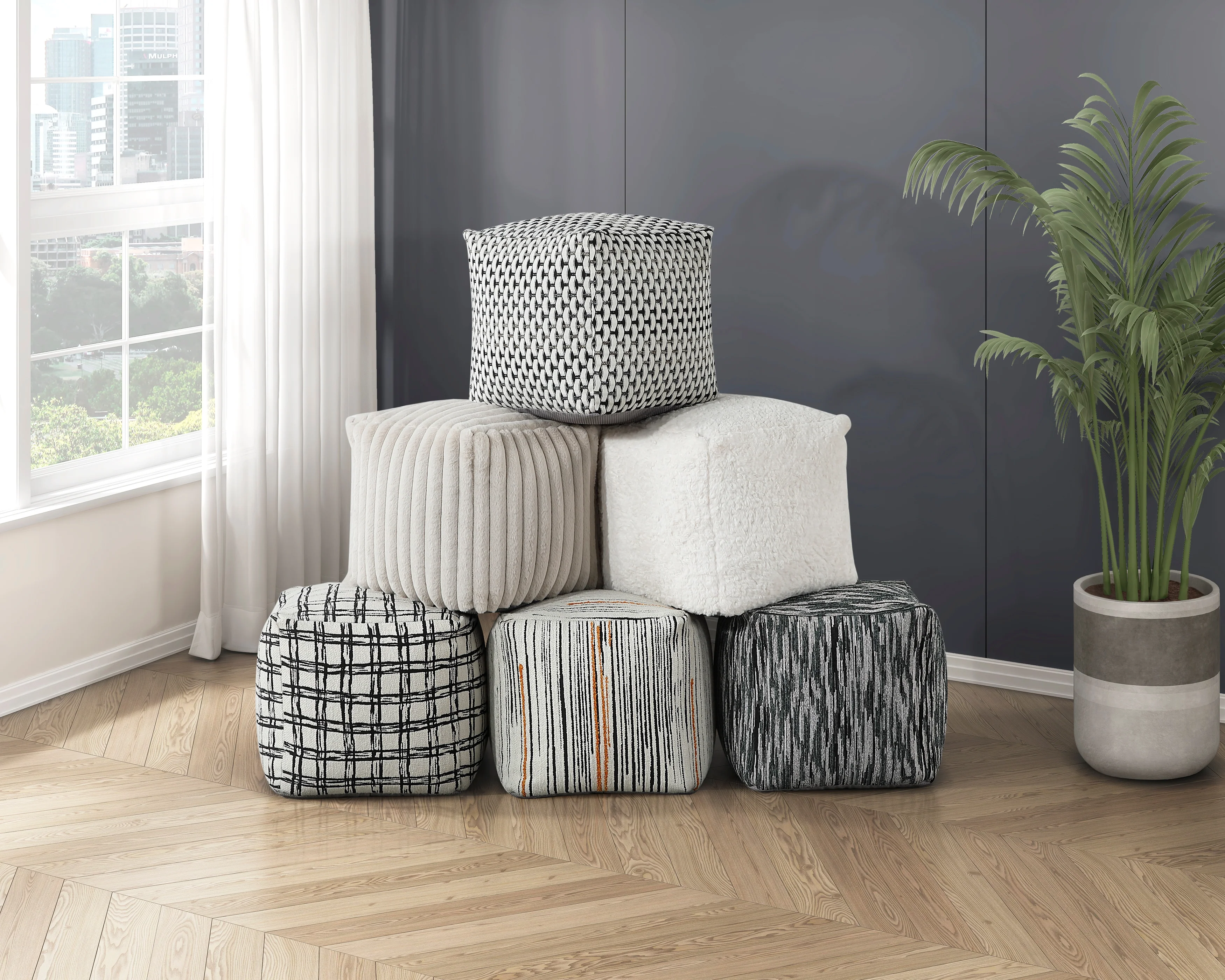 Easley Pouf (no Wooden Frame) - Image 22