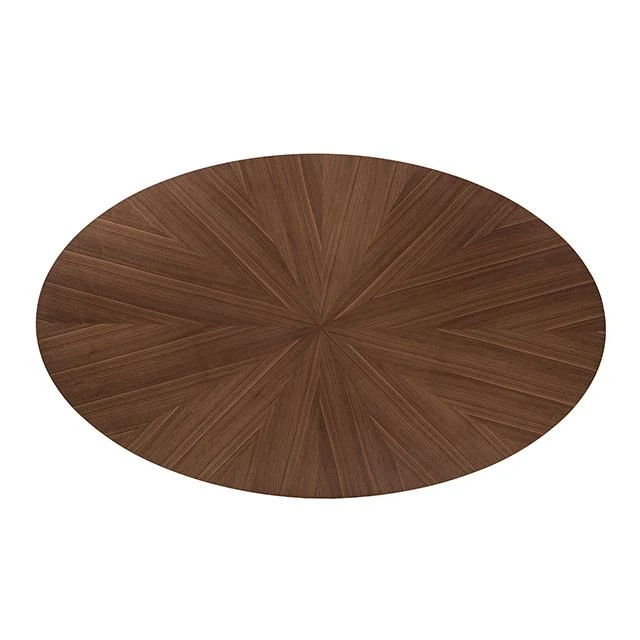 Ebikon 5 Pc Dining Table Set Walnut - Image 3