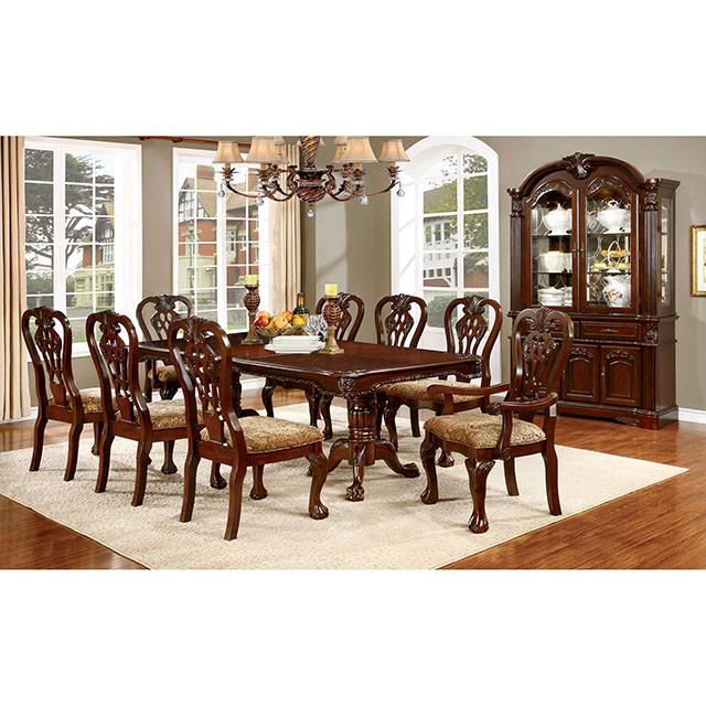 ELANA Brown Cherry Arm Chair (2/CTN) - Image 2