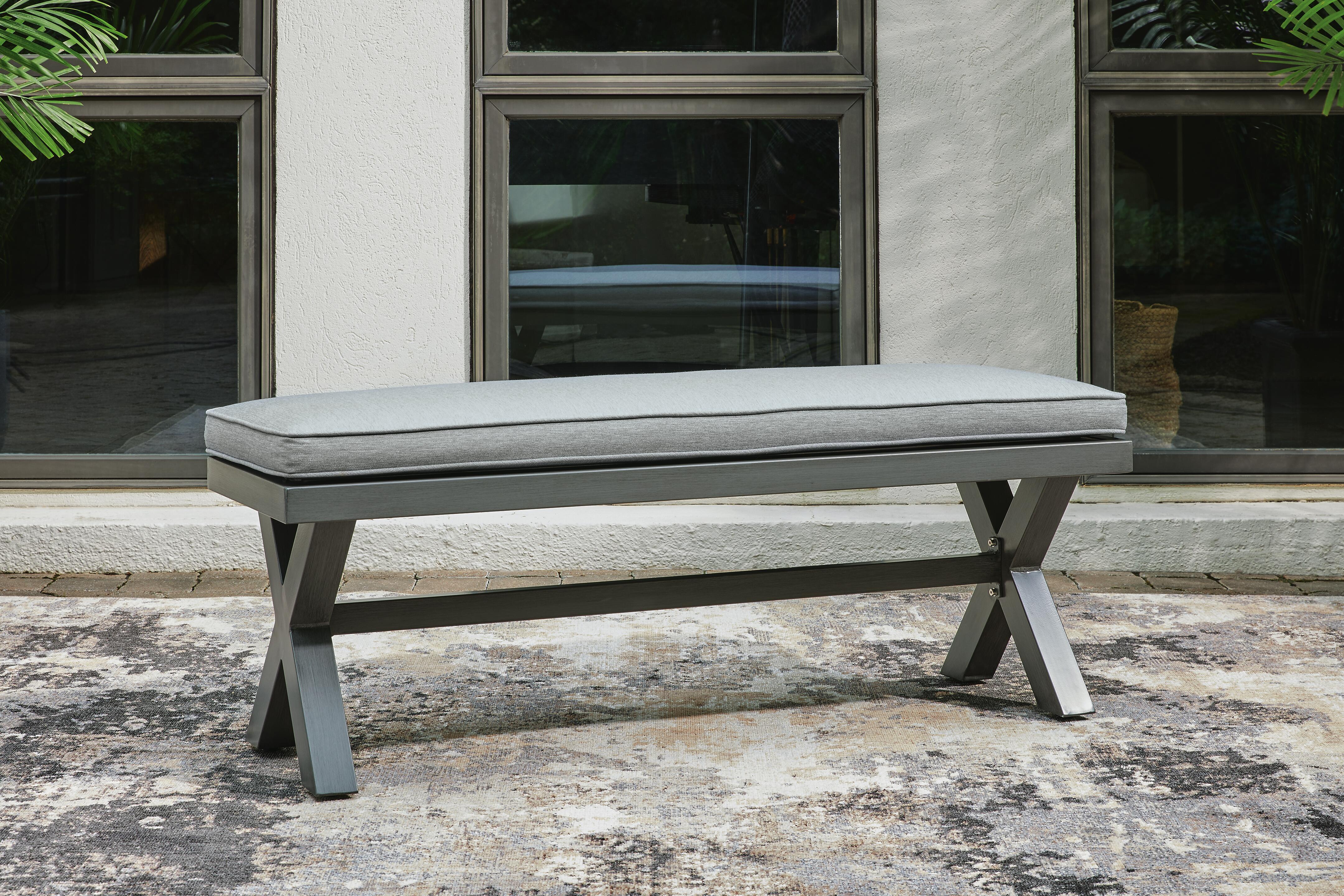 Elite Park Outdoor Bench with Cushion - Image 2