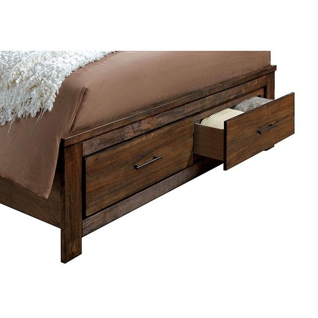 ELKTON Oak Cal.King Bed - Image 3