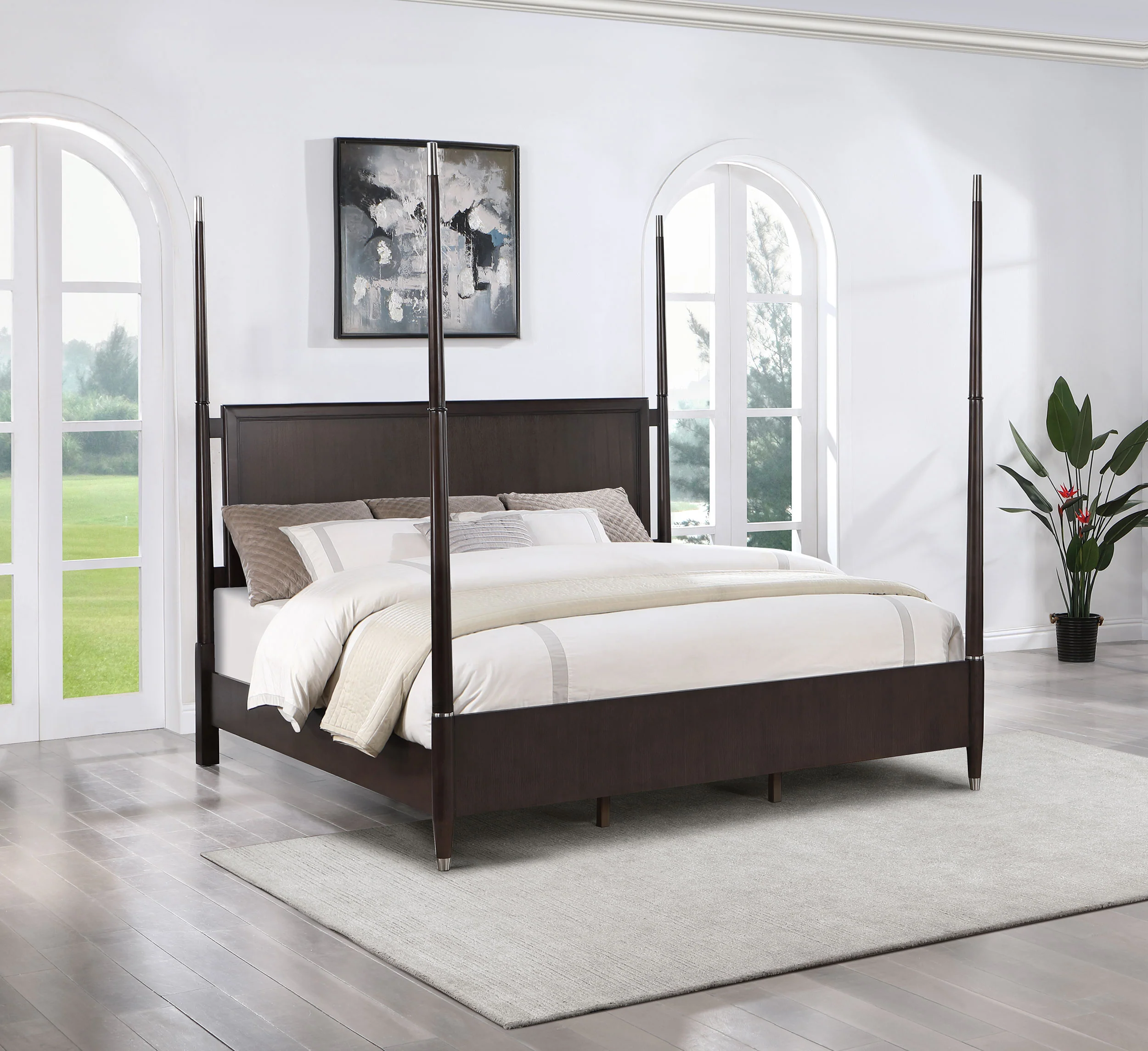 Emberlyn Four-Poster Panel Bed - Image 2