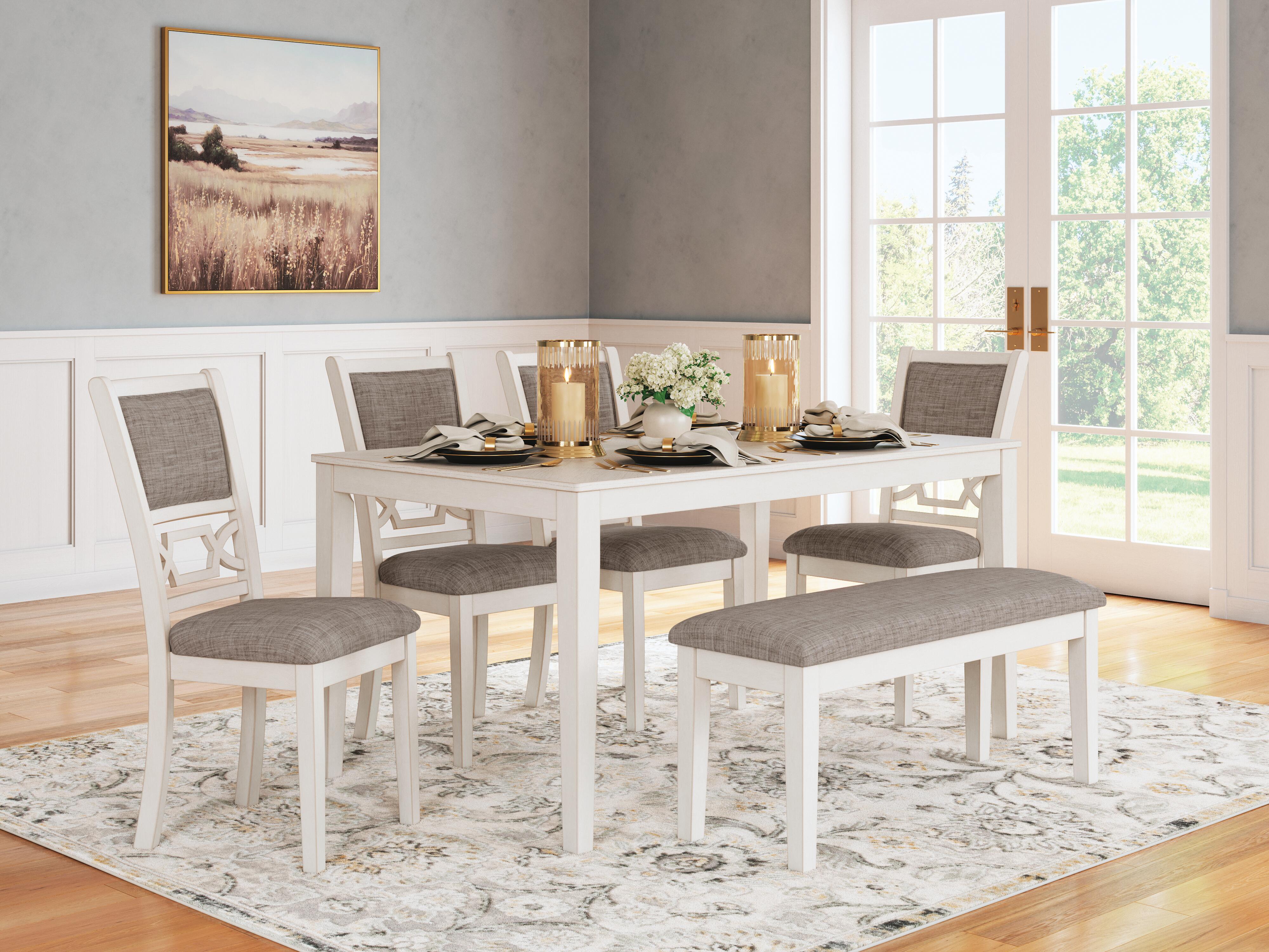 Erinberg Dining Table and 4 Chairs and Bench (Set of 6) - Image 2