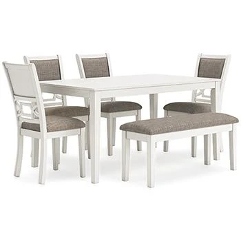Erinberg Dining Table and 4 Chairs and Bench (Set of 6) - Image 3