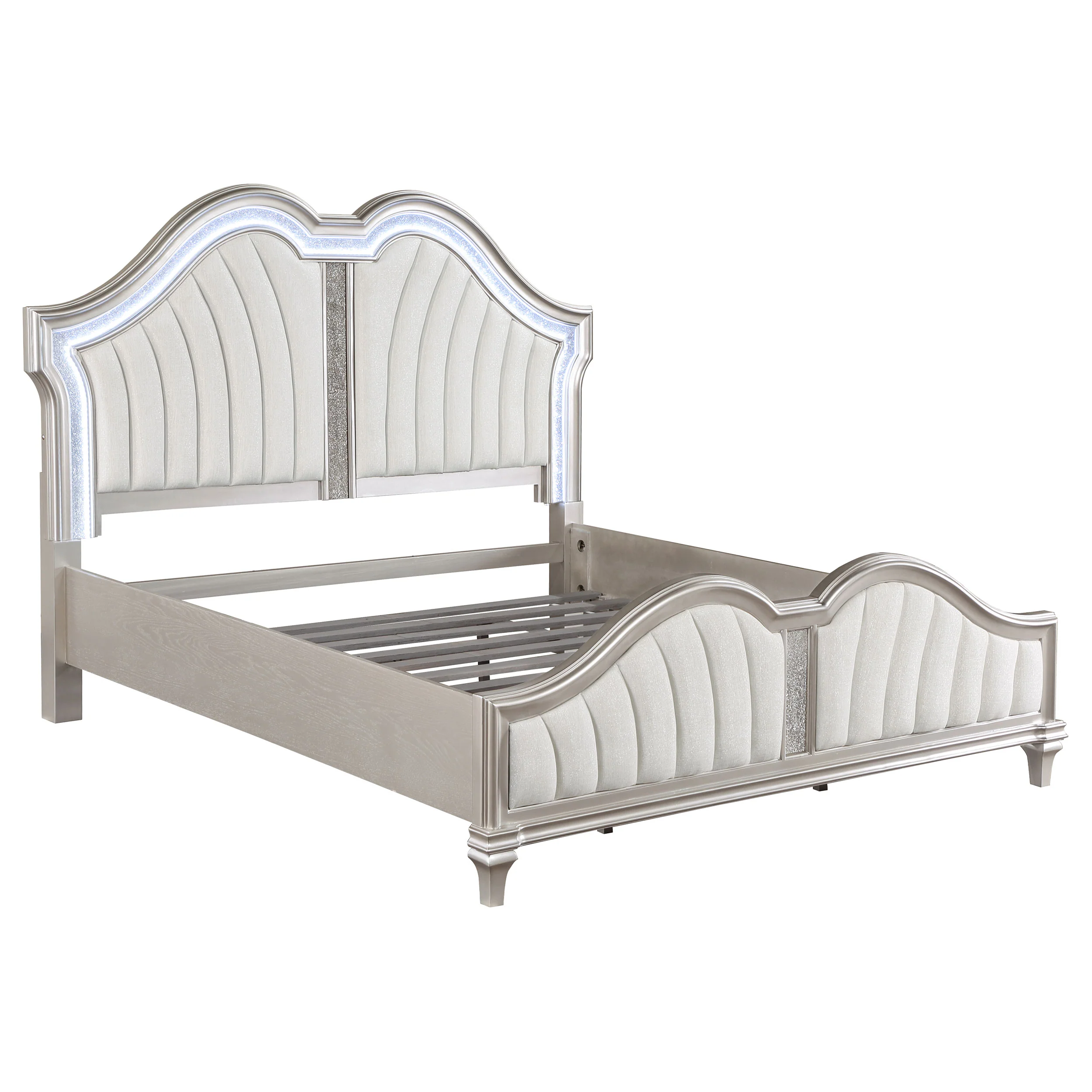 Evangeline Panel Bed with LED Lighting - Image 13