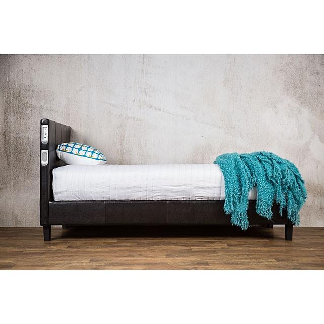 Evans Bed Espresso & Pink - Image 8
