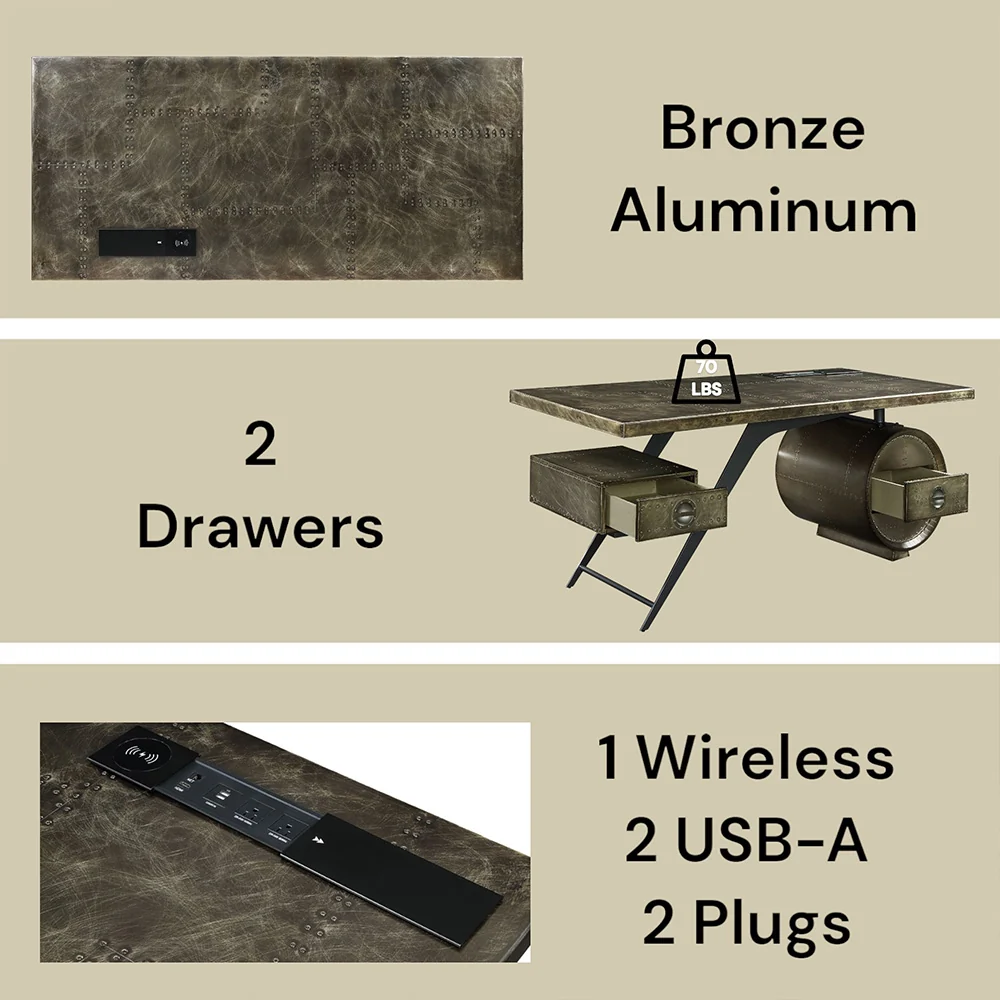 Executive Desk w/USB Port - Image 11