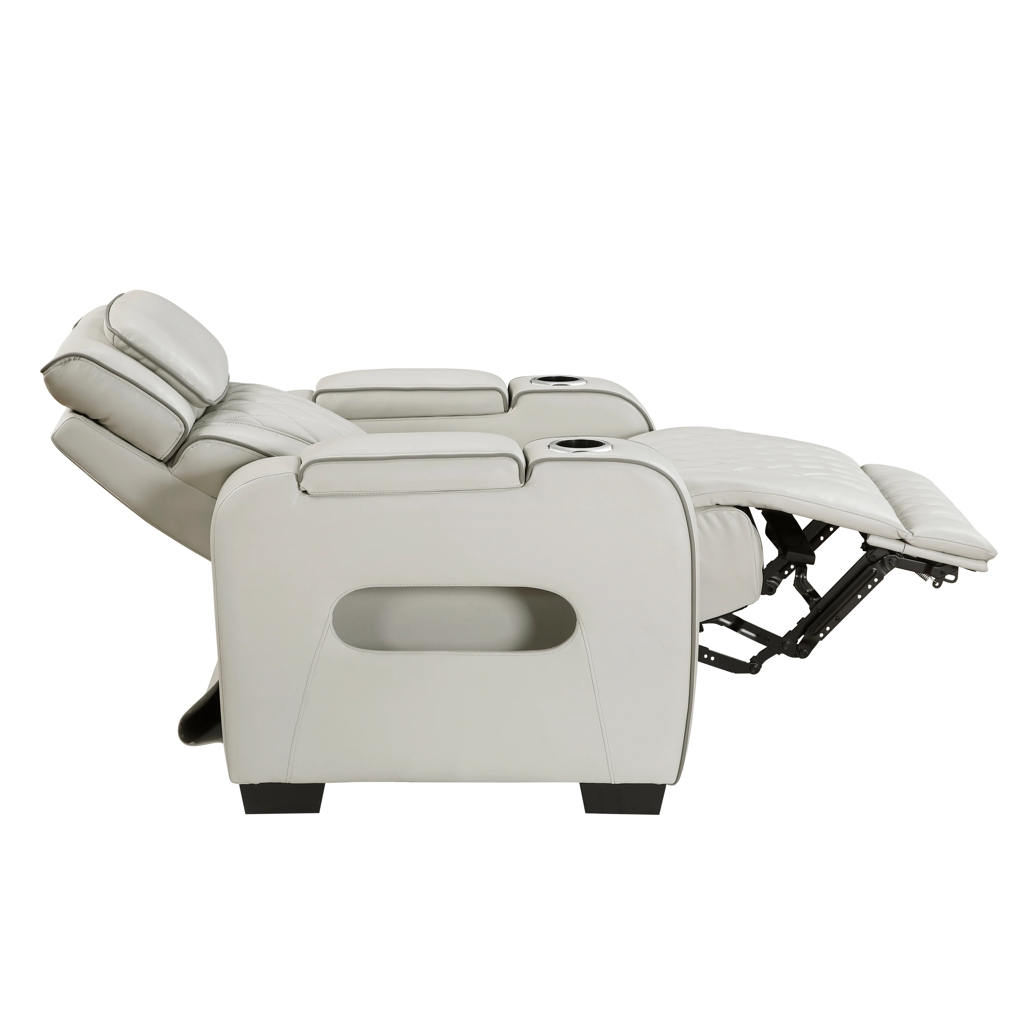 Fairway Power Reclining Chair With Power Headrest, Cup Holders And Storage Arms(top And Side), Charging Ports And LED Lighting - Image 11