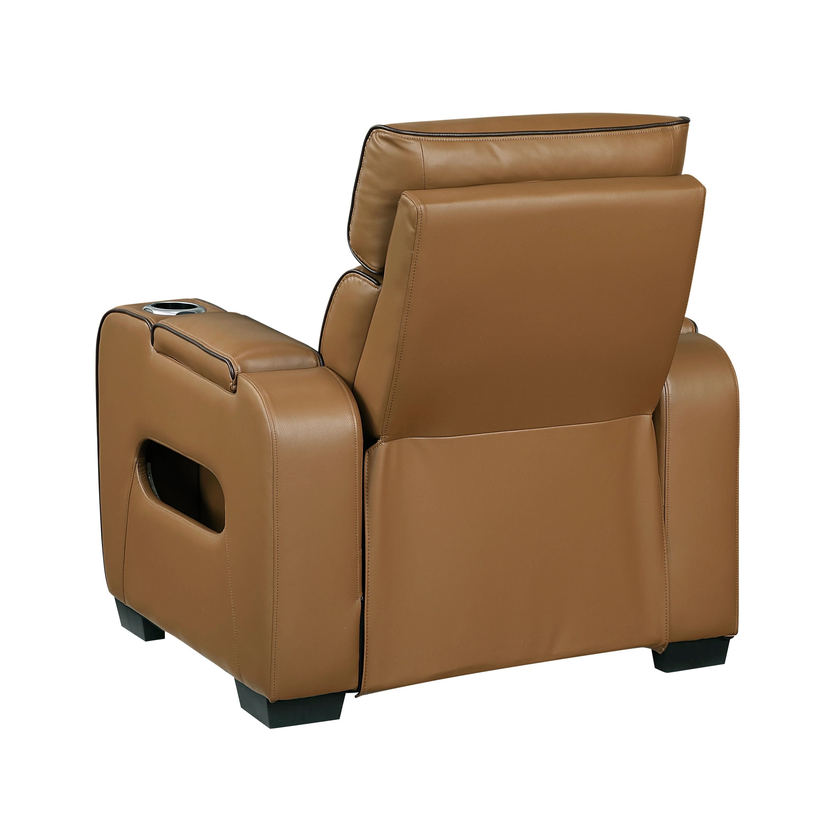 Fairway Power Reclining Chair With Power Headrest, Cup Holders And Storage Arms(top And Side), Charging Ports And LED Lighting - Image 9