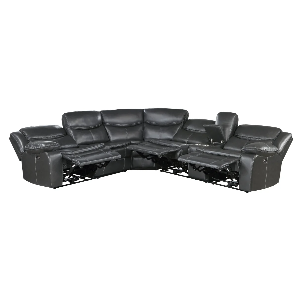 Fargo 3-piece Power Reclining Sectional With Right Console - Image 5