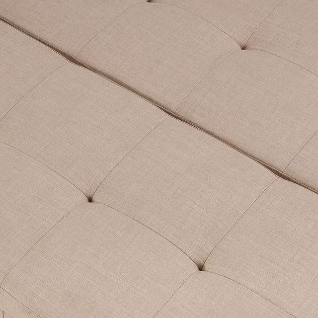 FAZIO Storage Ottoman, Beige - Image 3