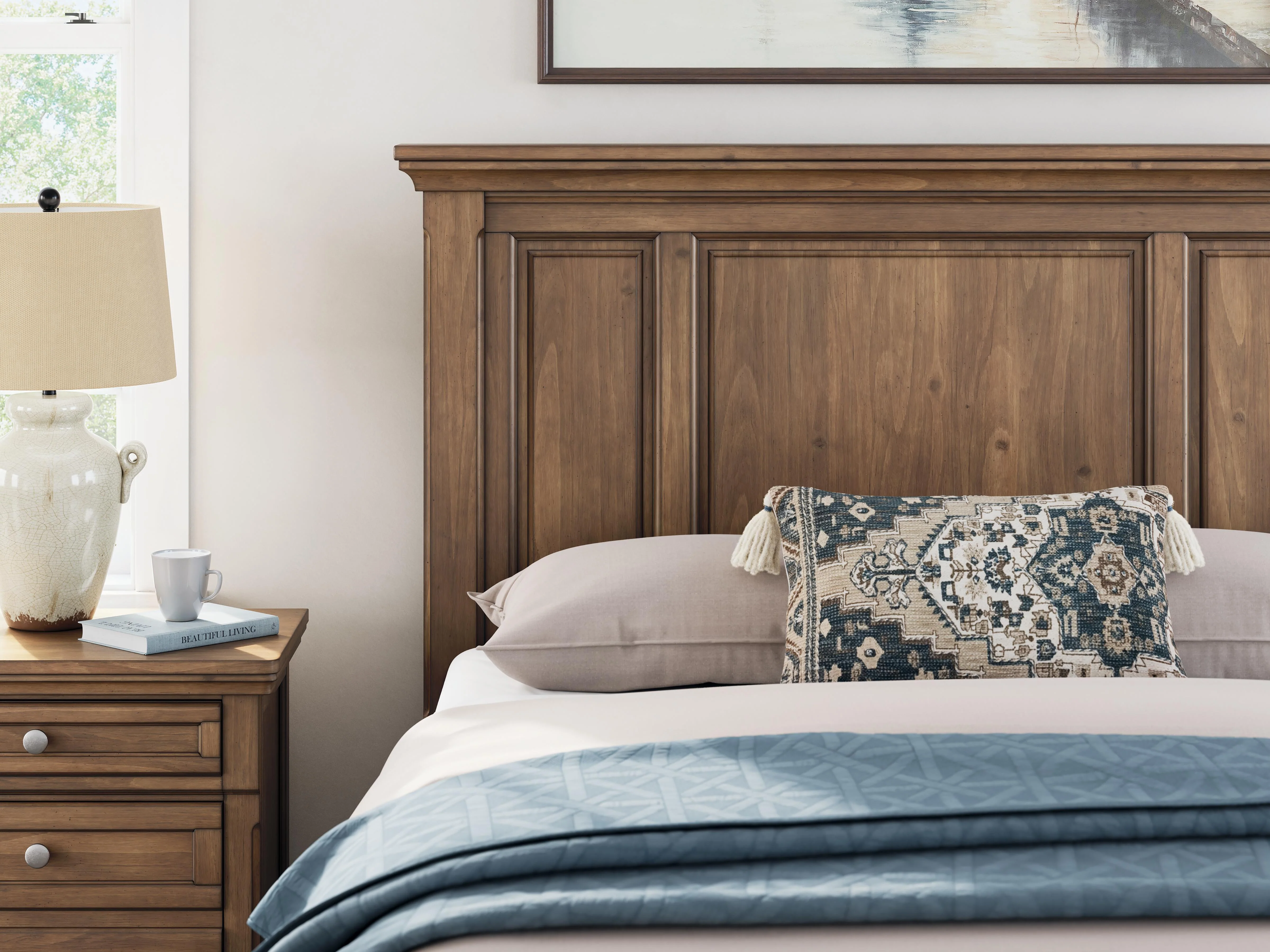 Feddinger Bedroom Set (Queen Bed, Dresser, Mirror, and Nightstand) - Image 17