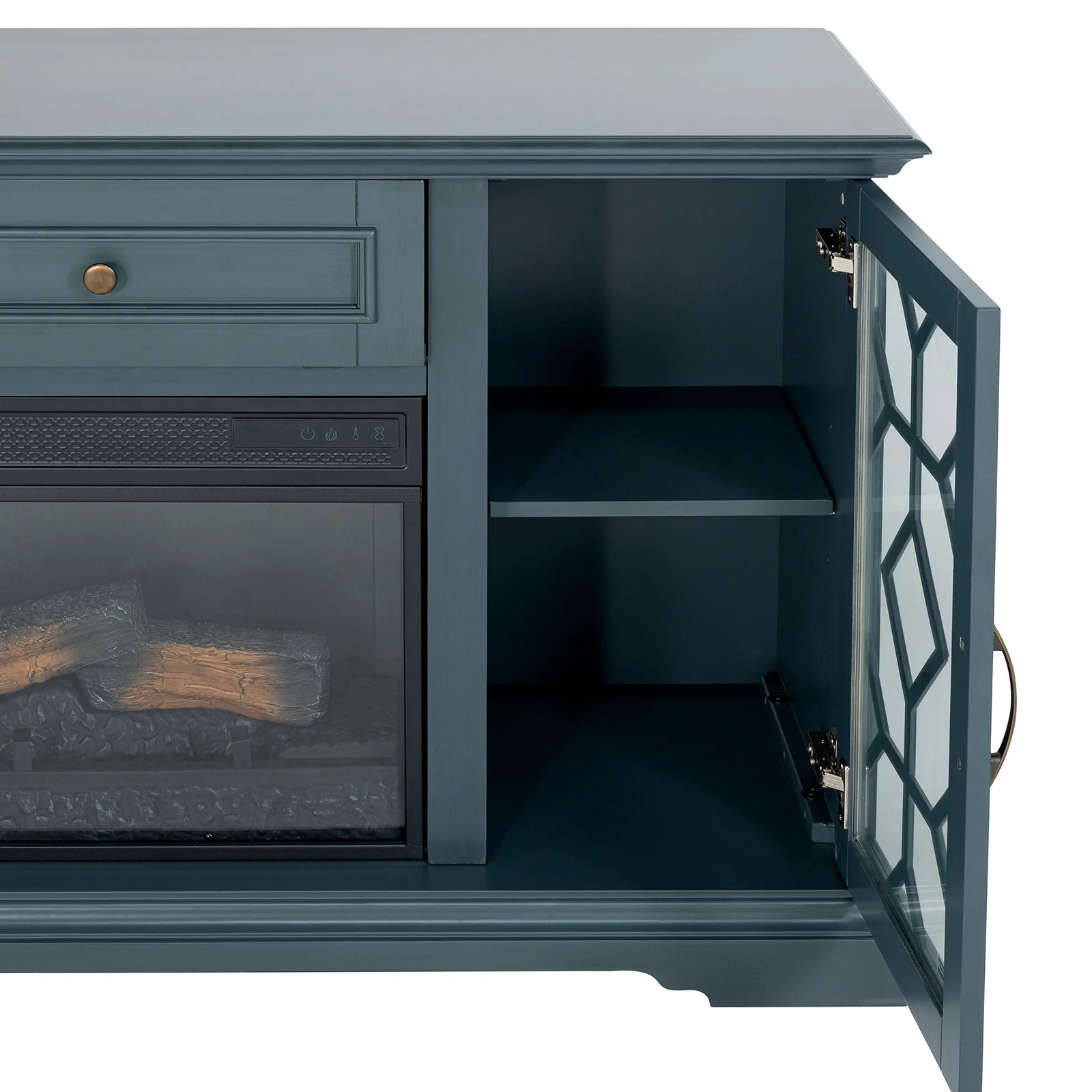 Fidel 74'' TV Console w/ Electric Fireplace - Image 4