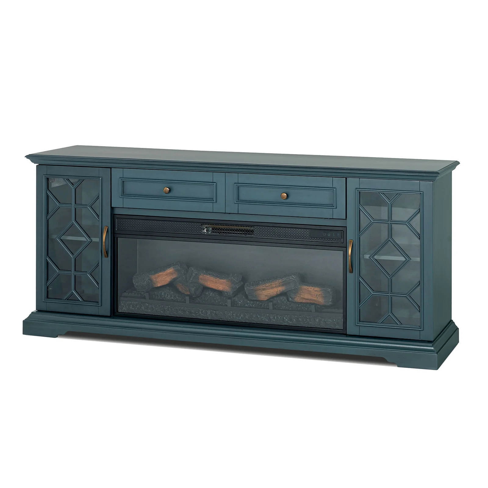 Fidel 74'' TV Console w/ Electric Fireplace - Image 9