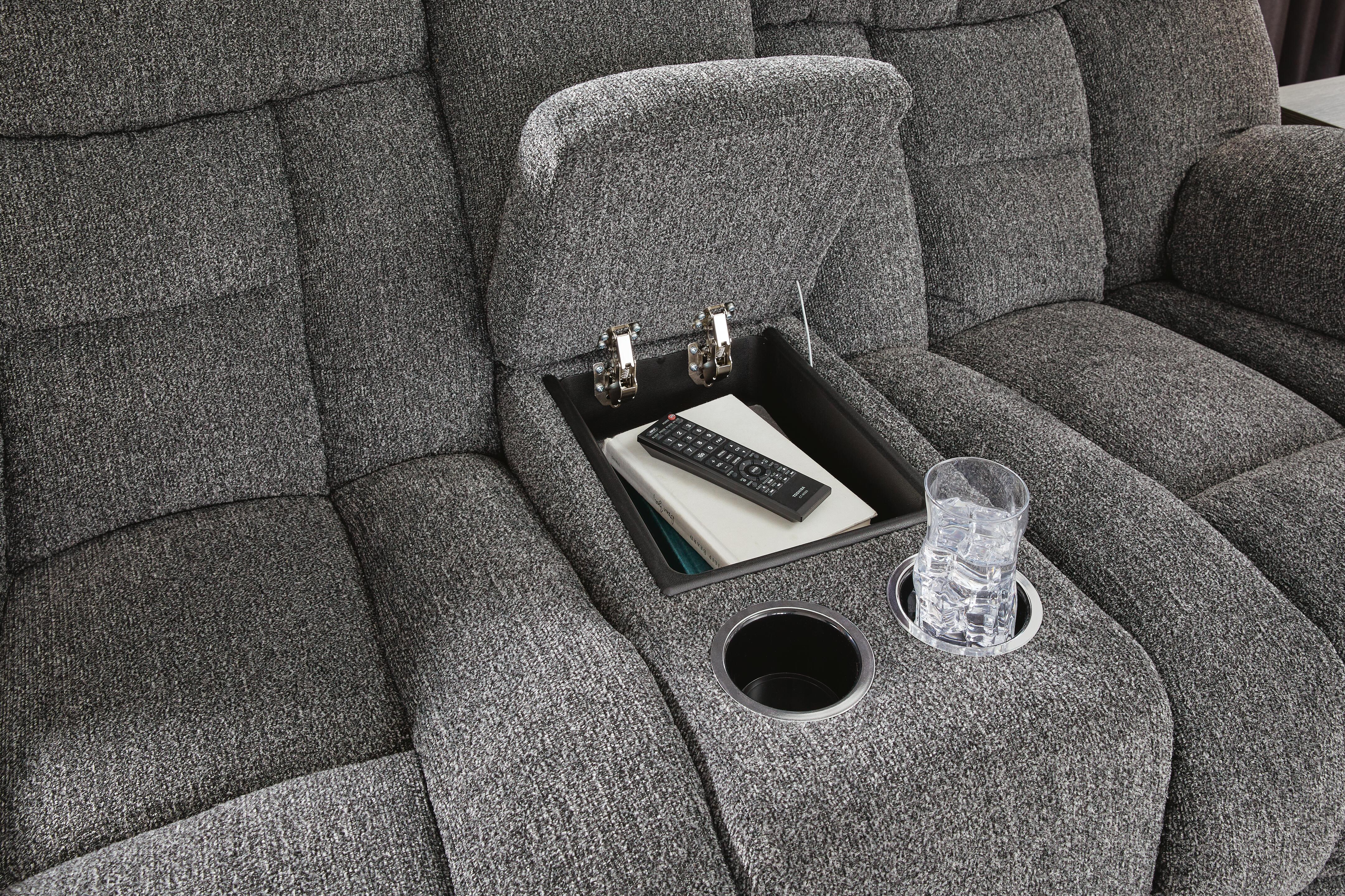 Foreside Reclining Loveseat with Console - Image 7